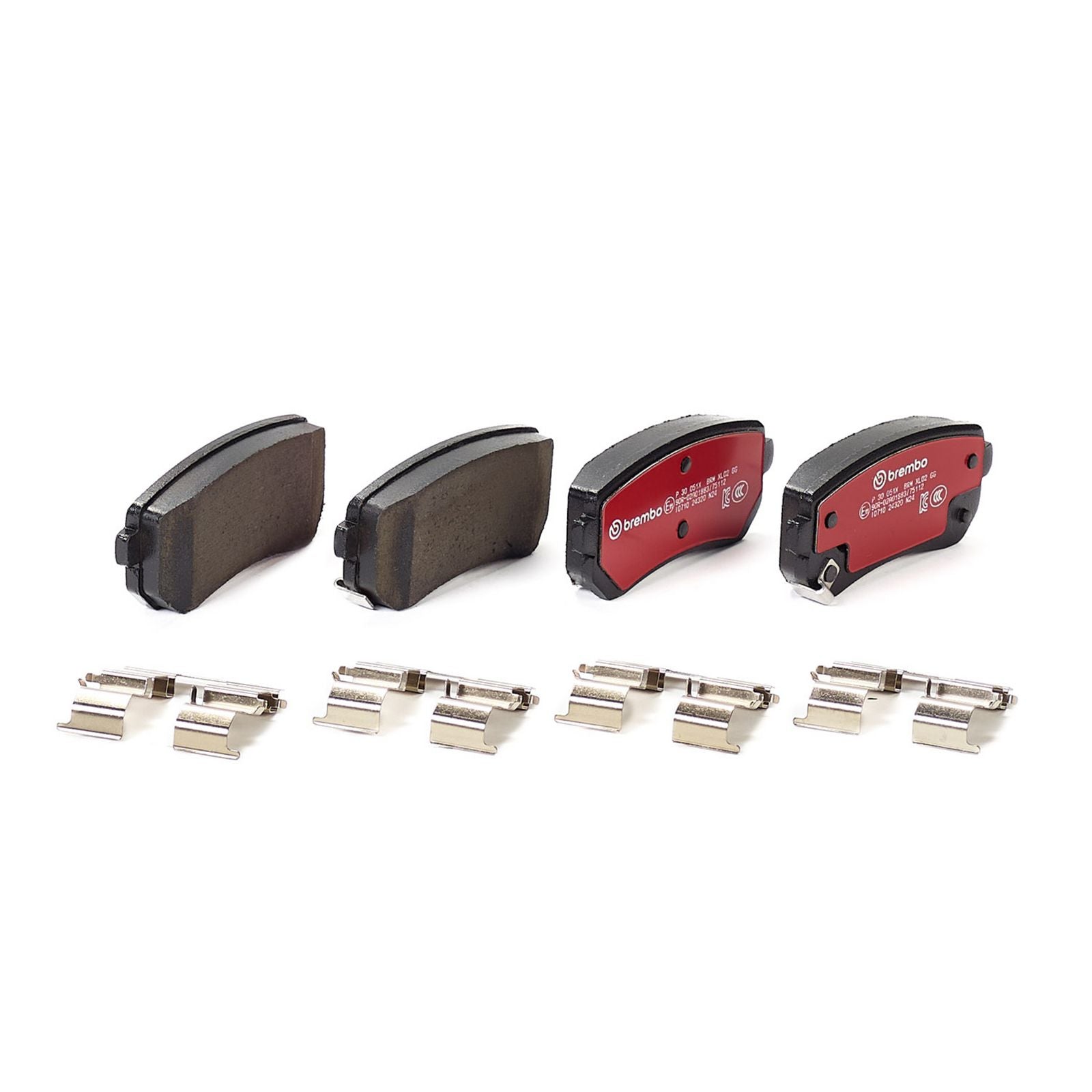 Задние тормозные колодки с низким содержанием металла Brembo XTRA P30051X