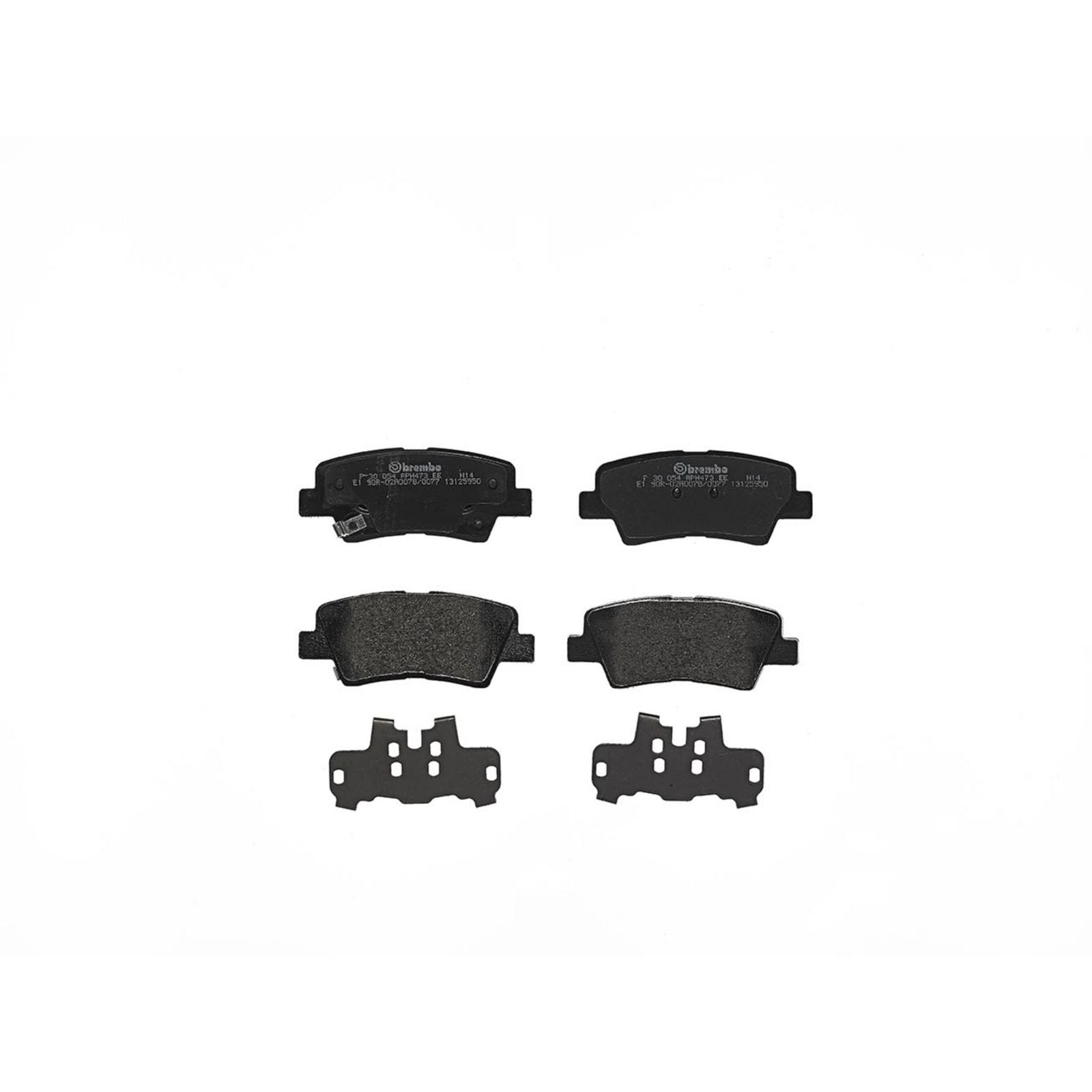 Задние тормозные колодки с низким содержанием металла Brembo PRIME P30054