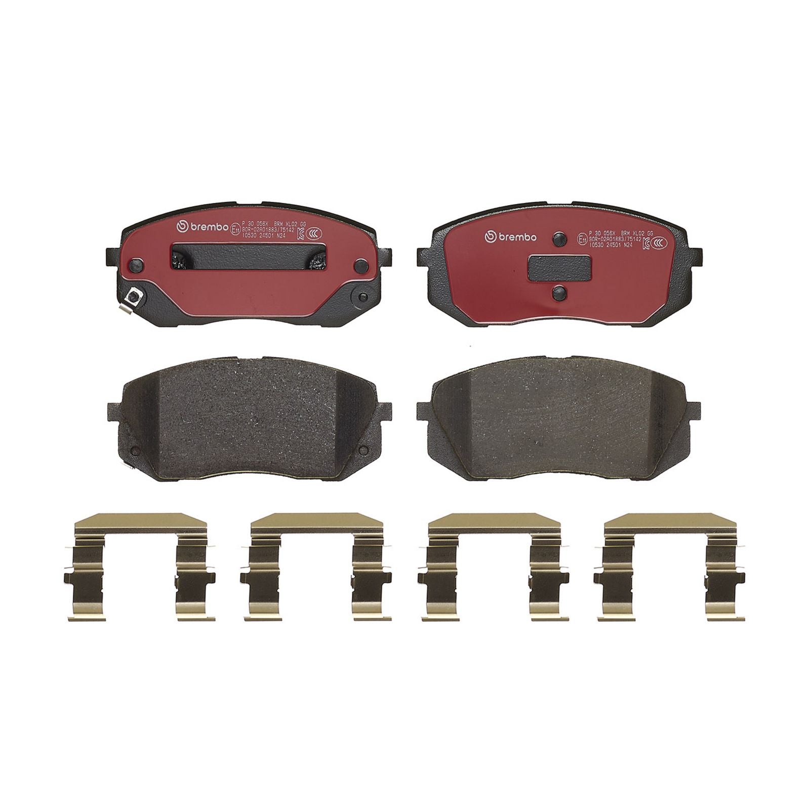 Передние тормозные колодки с низким содержанием металла Brembo XTRA P30056X