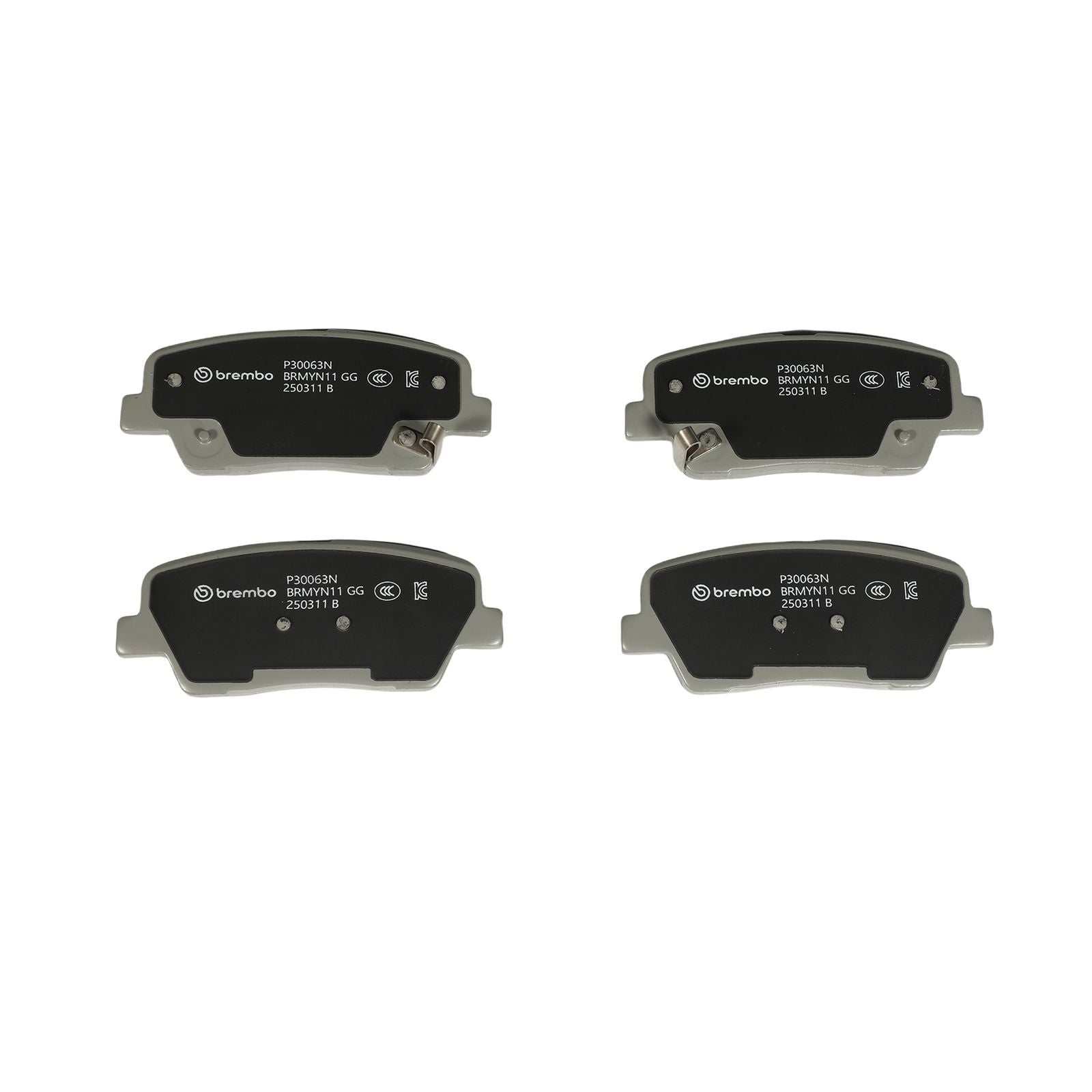 Керамические задние тормозные колодки Brembo PRIME P30063N