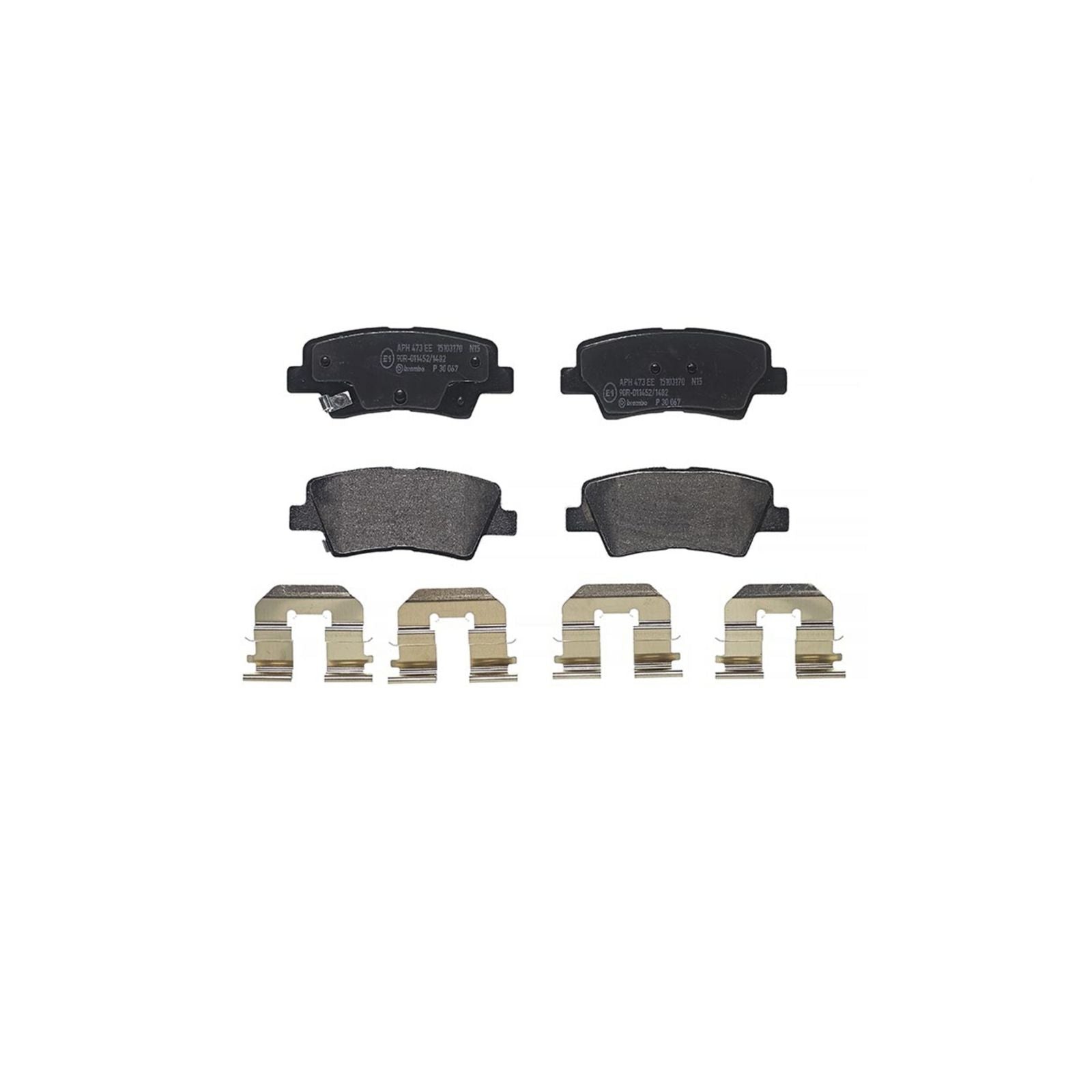 Задние тормозные колодки с низким содержанием металла Brembo PRIME P30067