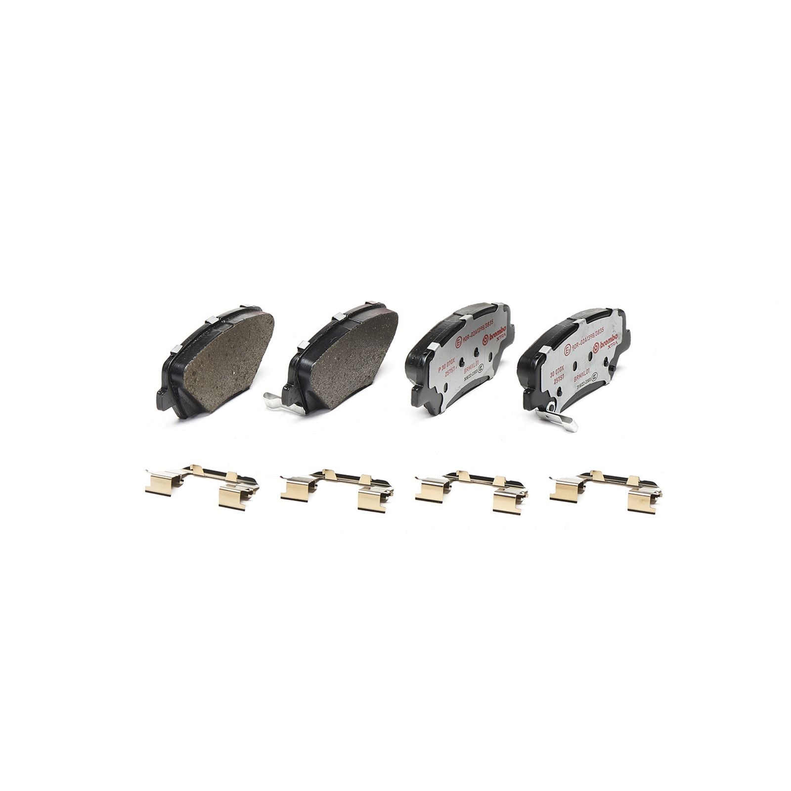Передние тормозные колодки с низким содержанием металла Brembo XTRA P30070X