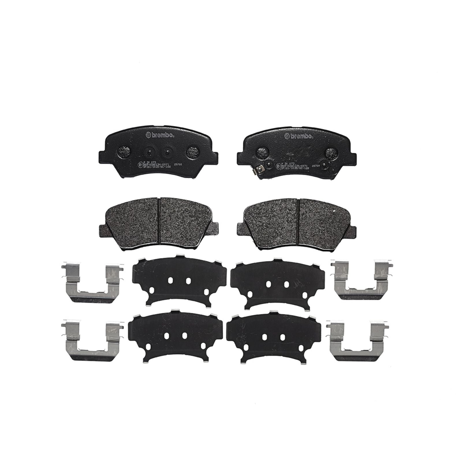 Передние тормозные колодки с низким содержанием металла Brembo PRIME P30073