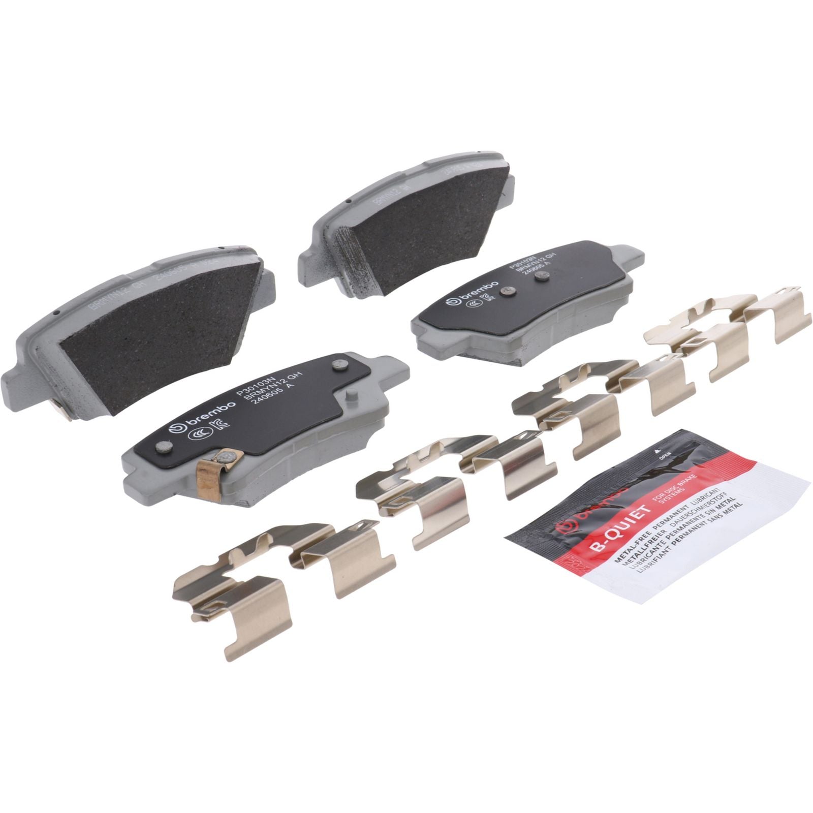 Керамические задние тормозные колодки Brembo PRIME P30103N