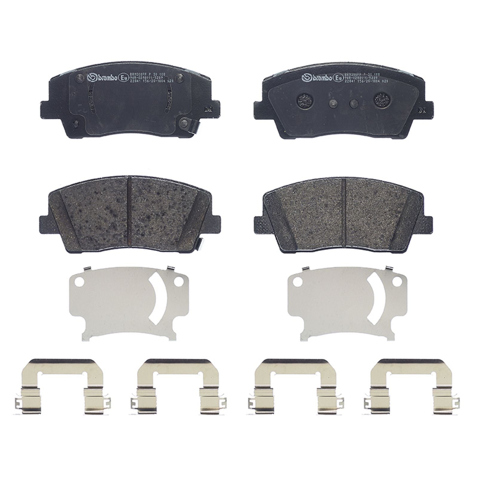 Передние тормозные колодки с низким содержанием металла Brembo PRIME P30108