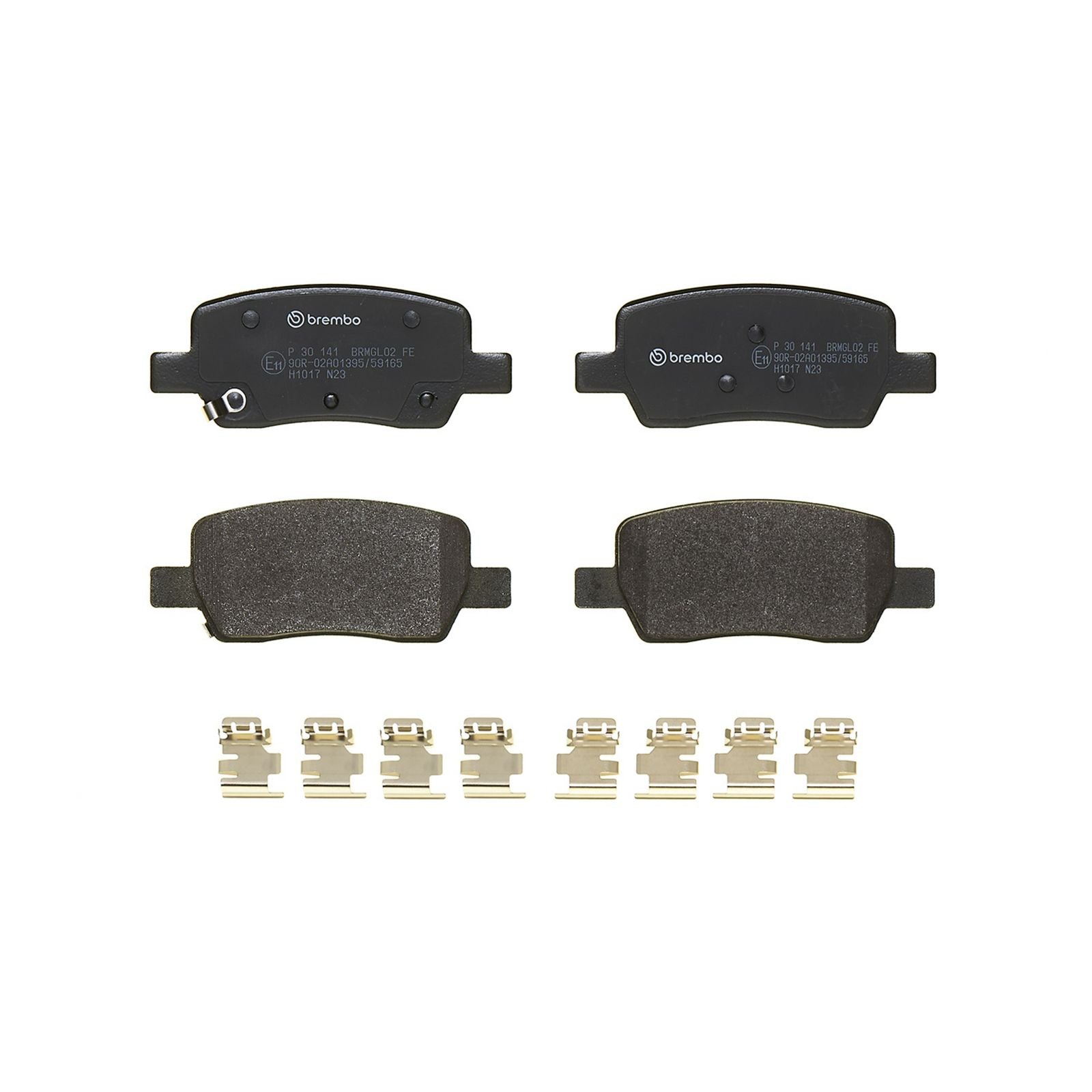 Задние тормозные колодки с низким содержанием металла Brembo PRIME P30141