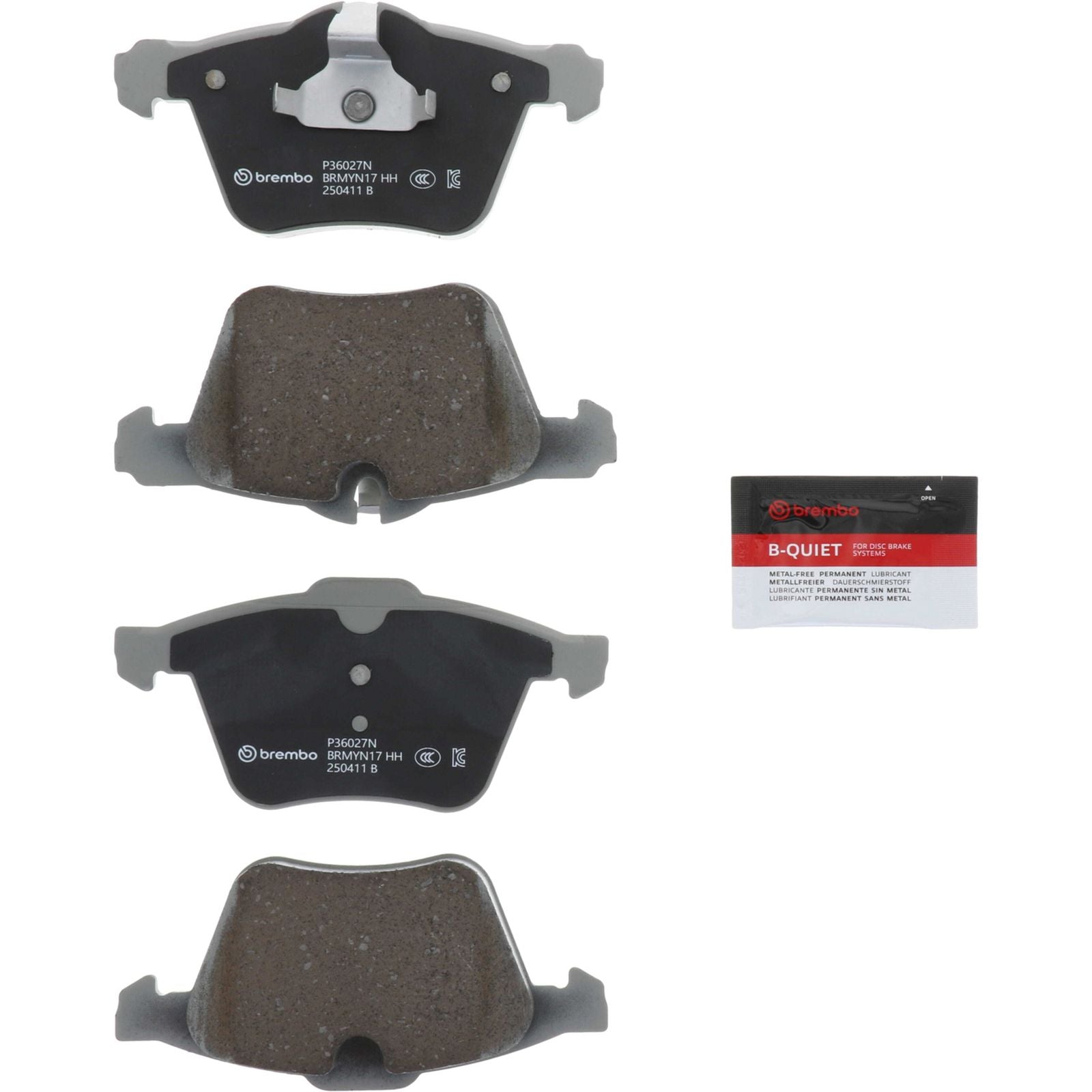 Керамические передние тормозные колодки Brembo PRIME P36027N