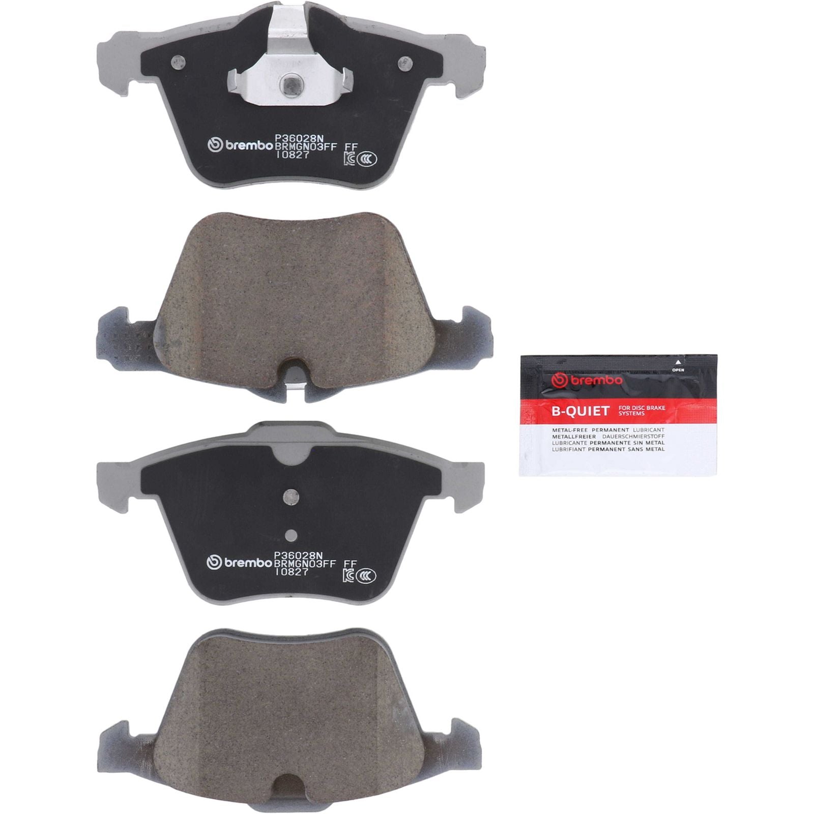 Керамические передние тормозные колодки Brembo PRIME P36028N