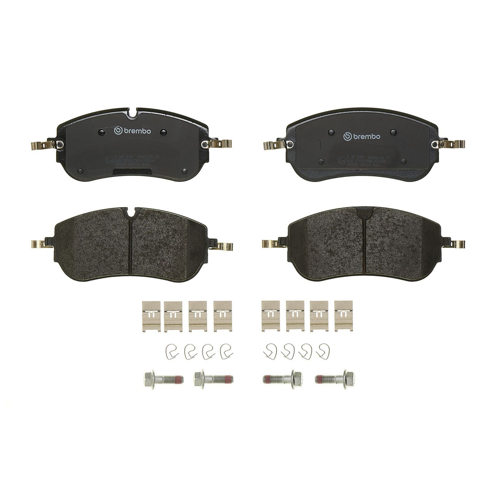 Передние тормозные колодки с низким содержанием металла Brembo PRIME P36038