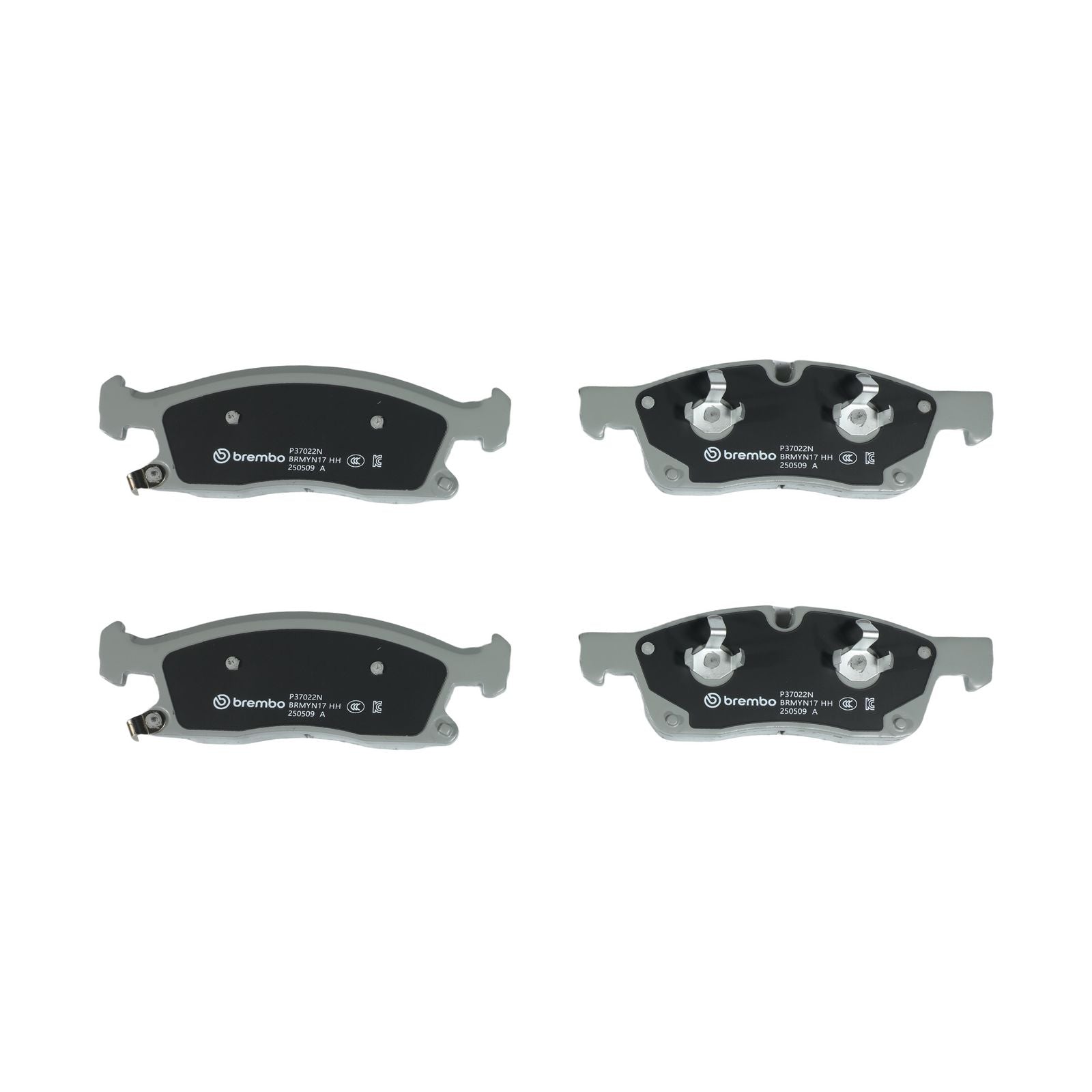 Керамические передние тормозные колодки Brembo PRIME P37022N