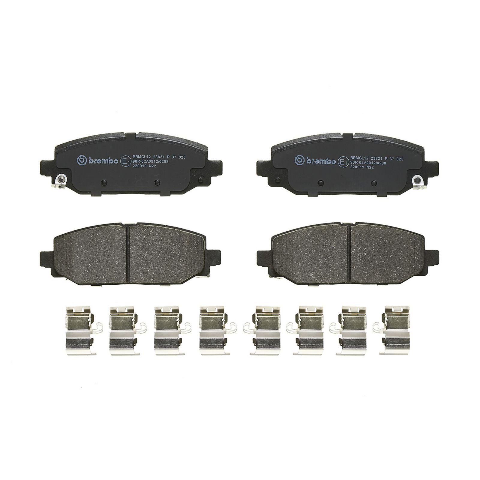 Задние тормозные колодки с низким содержанием металла Brembo PRIME P37025