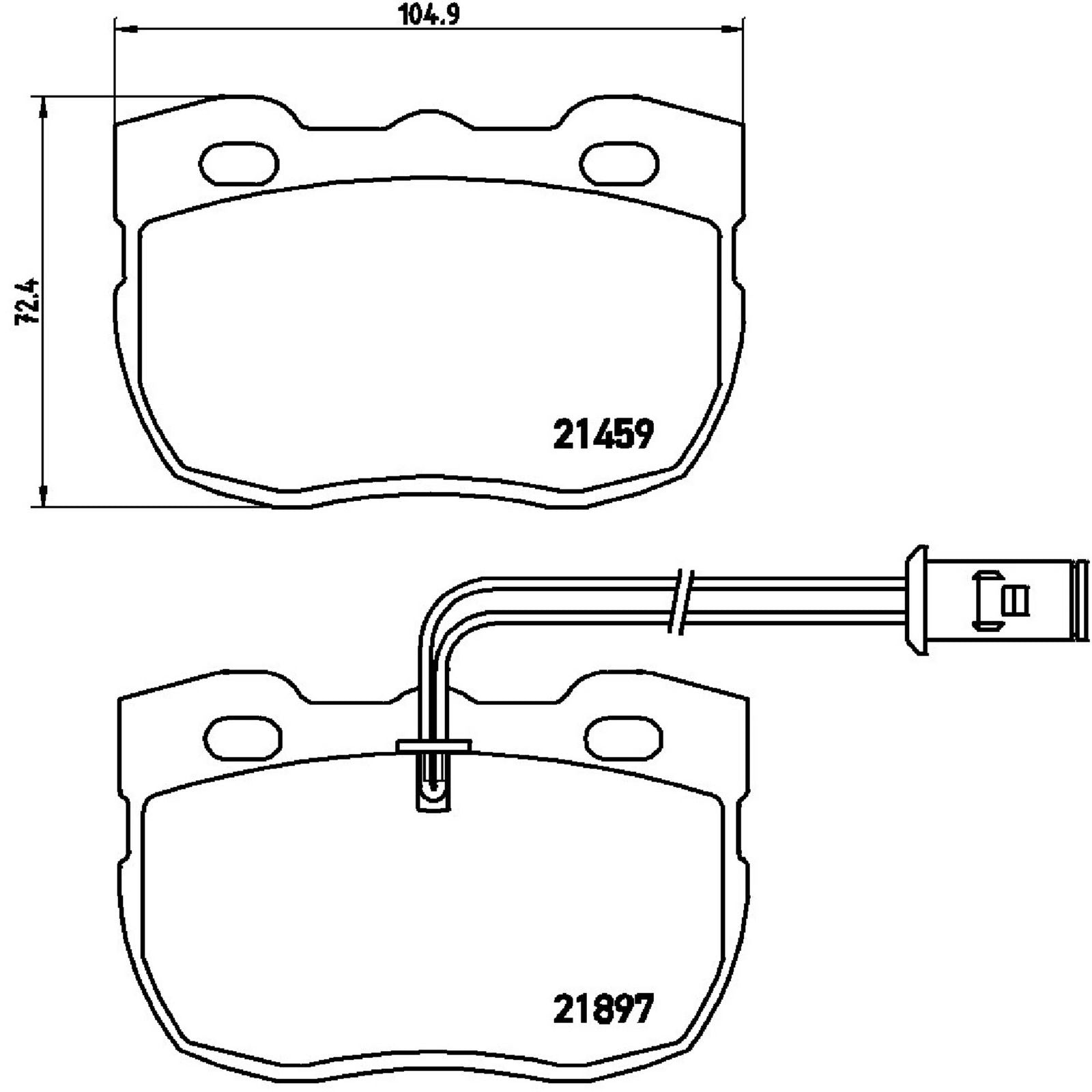 Передние тормозные колодки с низким содержанием металла Brembo PRIME P44004