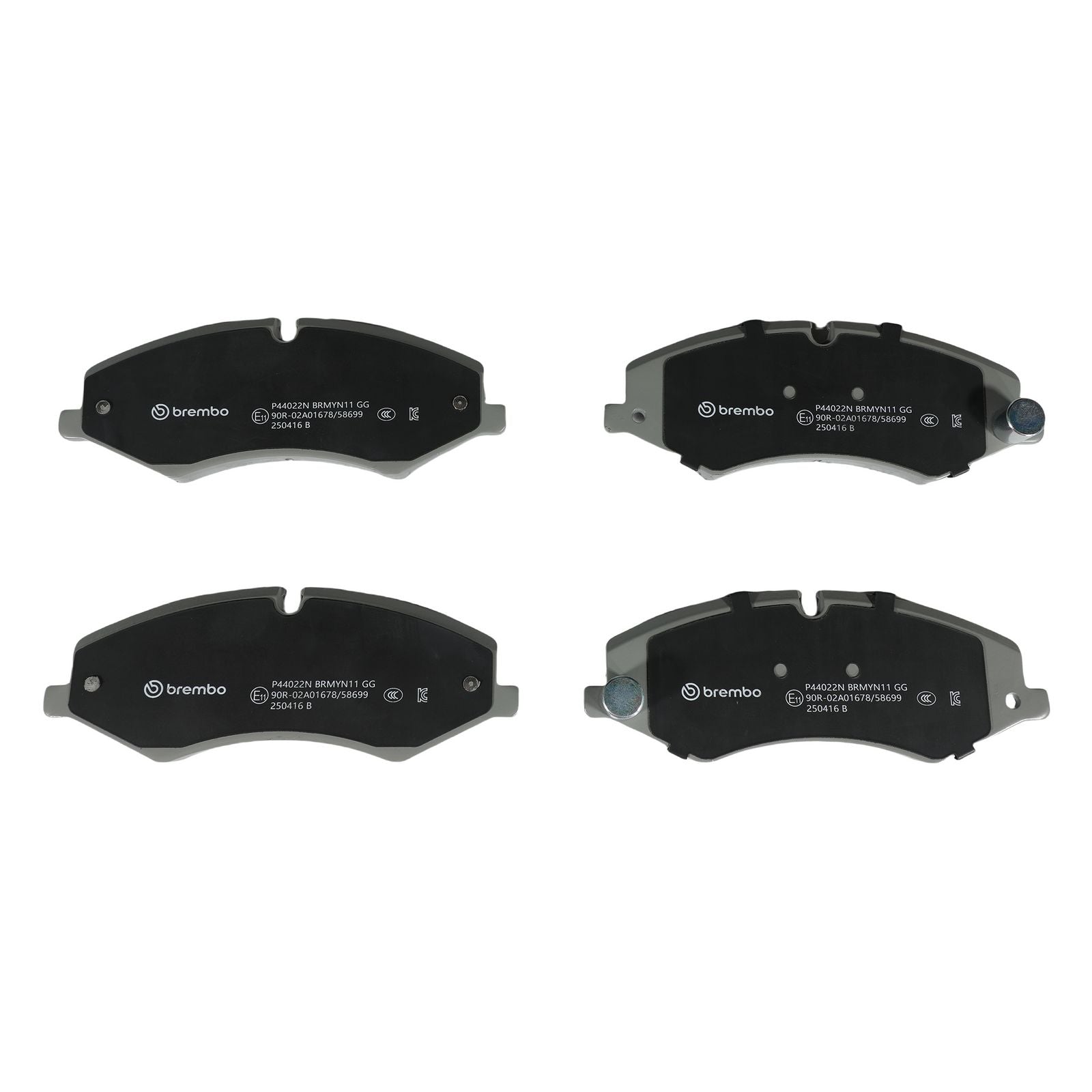 Керамические передние тормозные колодки Brembo PRIME P44022N