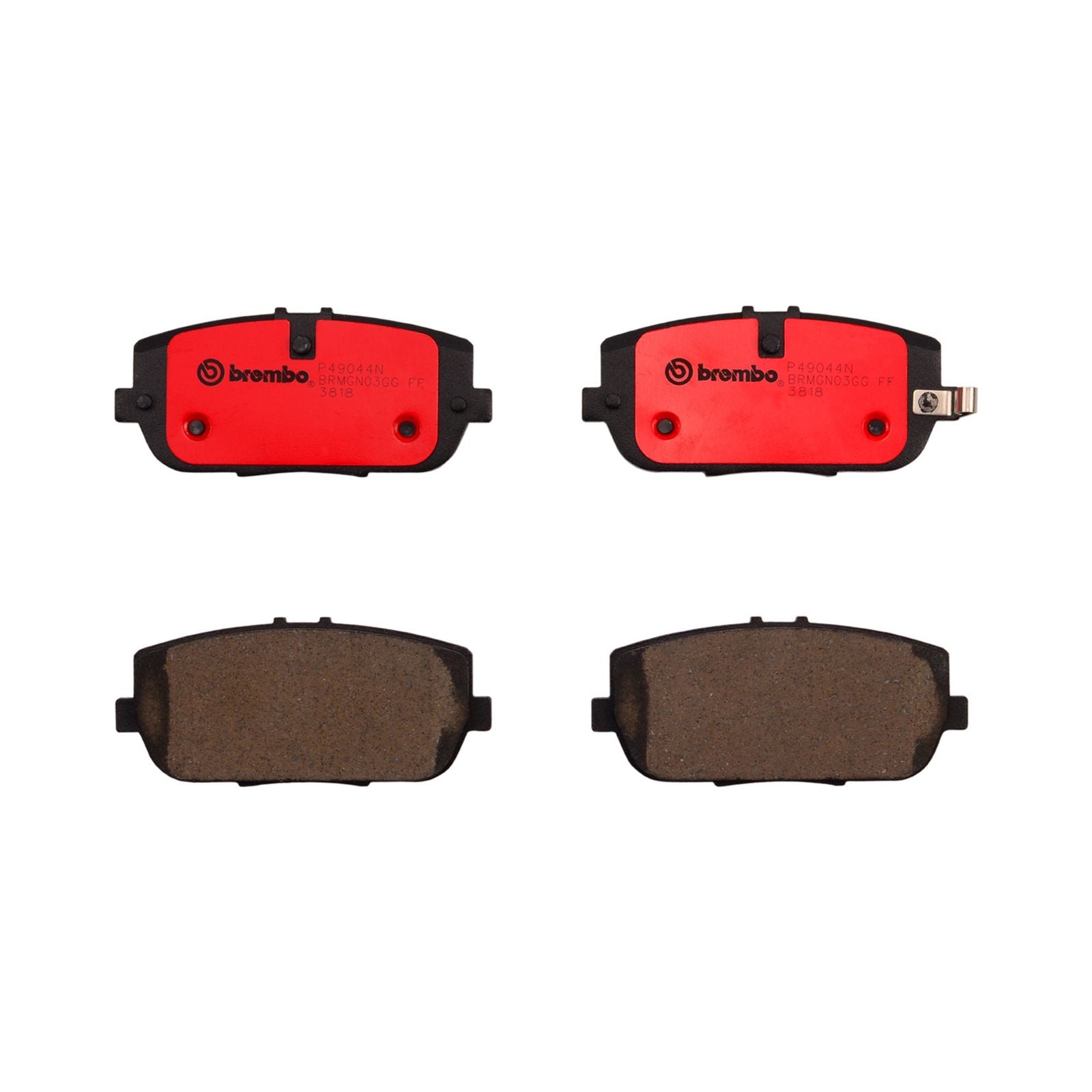 Керамические задние тормозные колодки Brembo PRIME P49044N