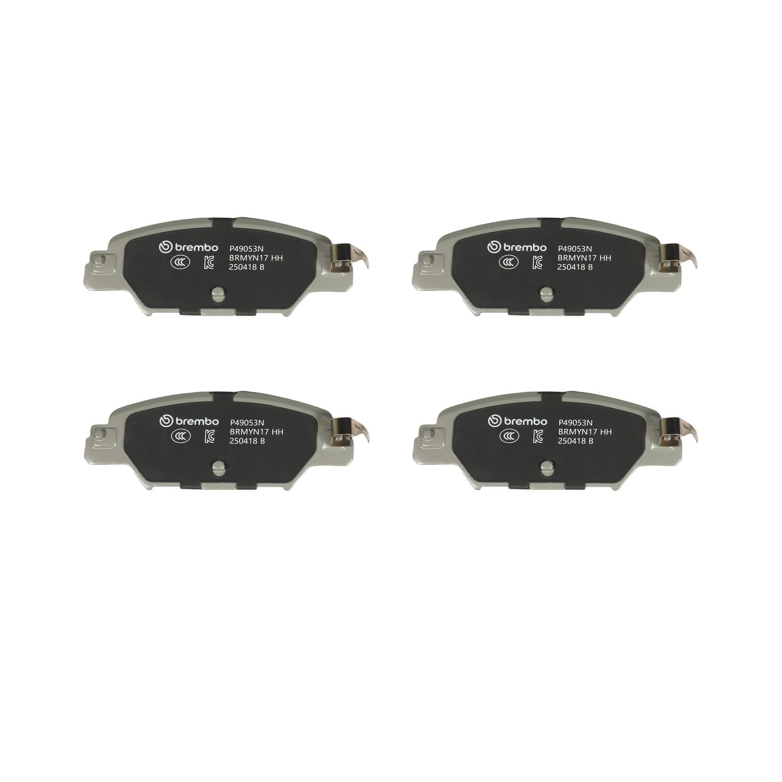 Керамические задние тормозные колодки Brembo PRIME P49053N