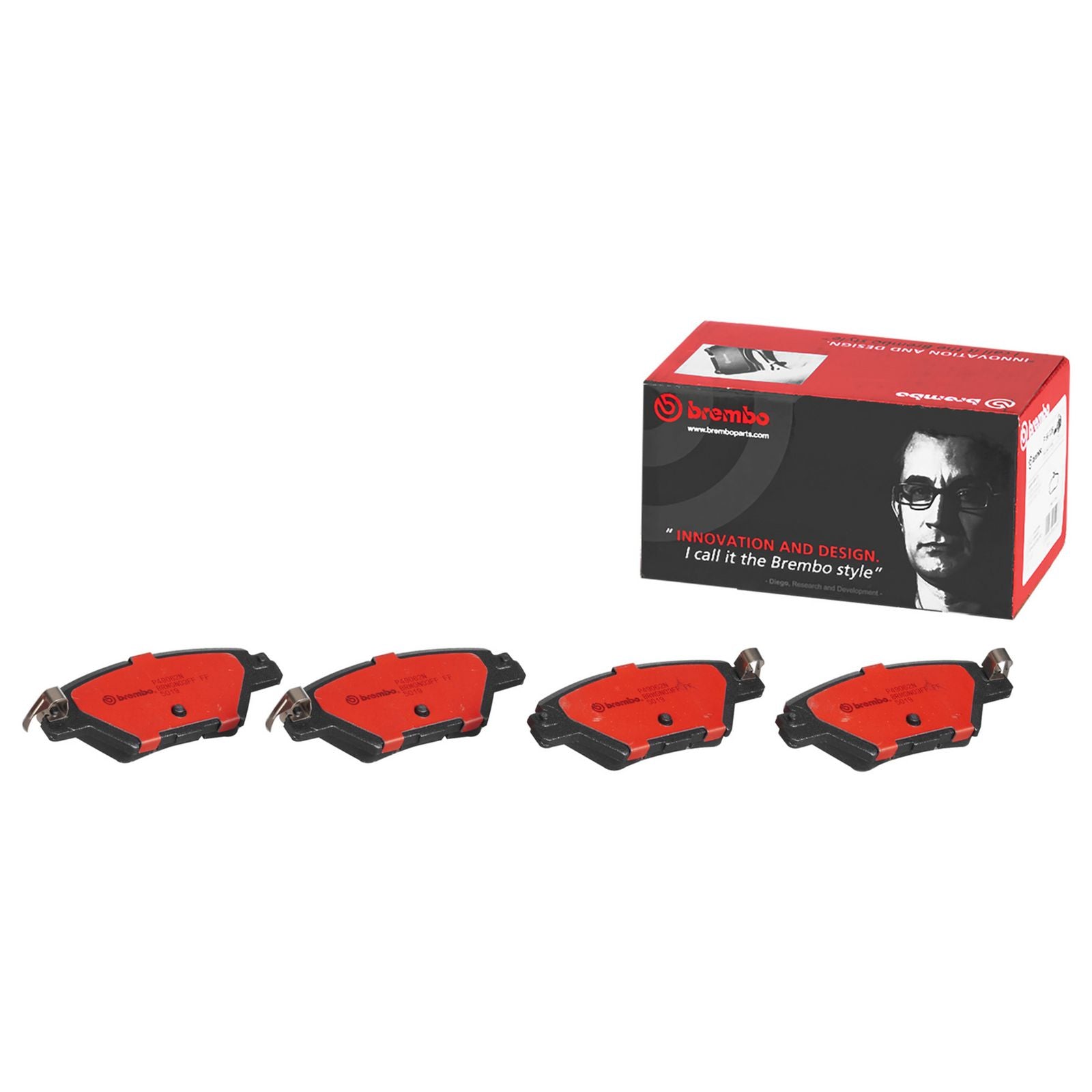 Керамические задние тормозные колодки Brembo PRIME P49062N