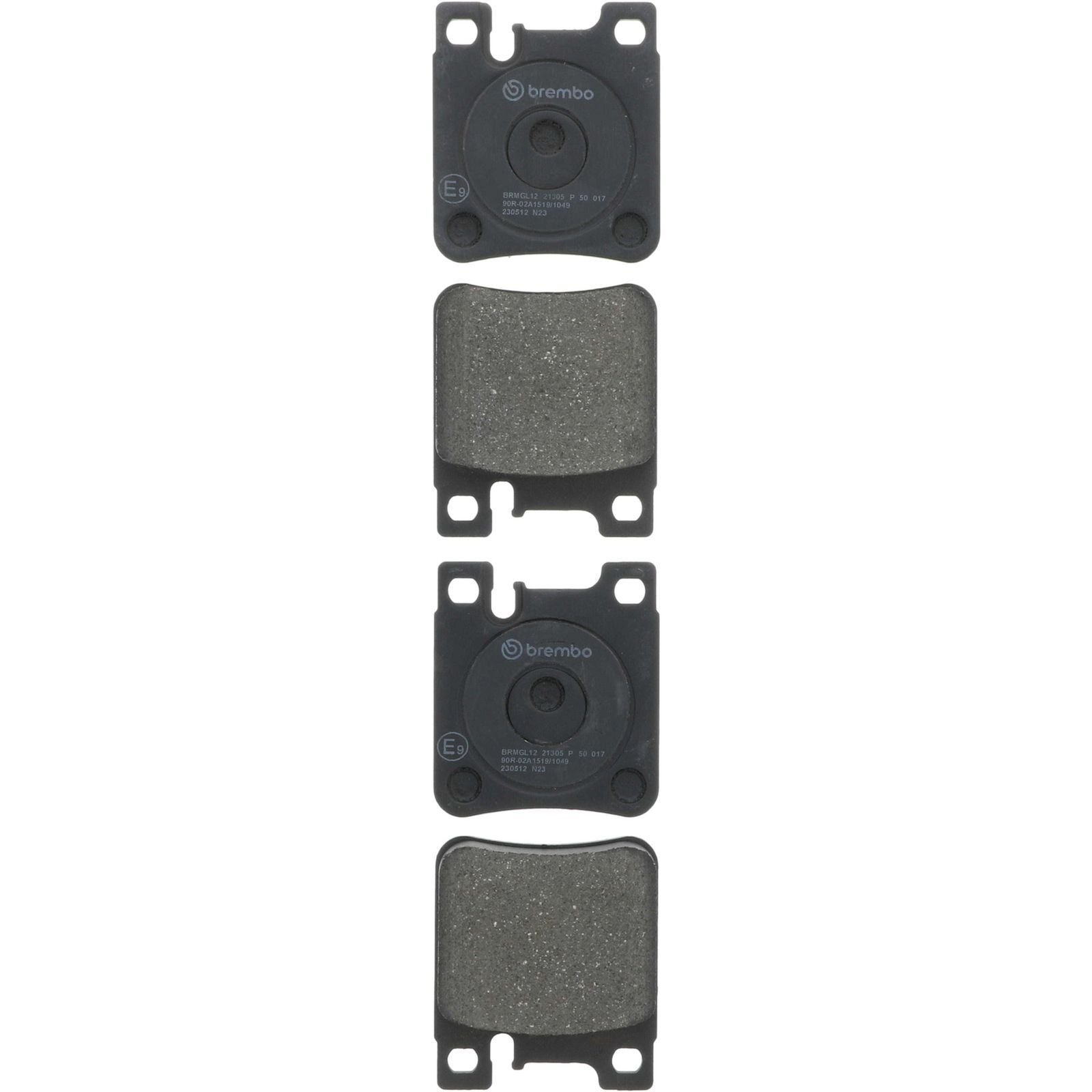 Задние тормозные колодки с низким содержанием металла Brembo PRIME P50017