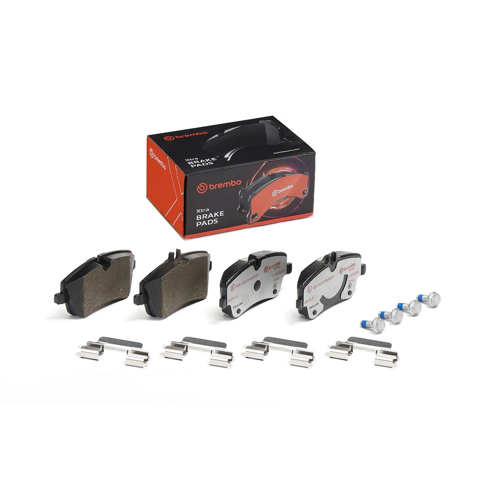 Передние тормозные колодки с низким содержанием металла Brembo XTRA P50045X