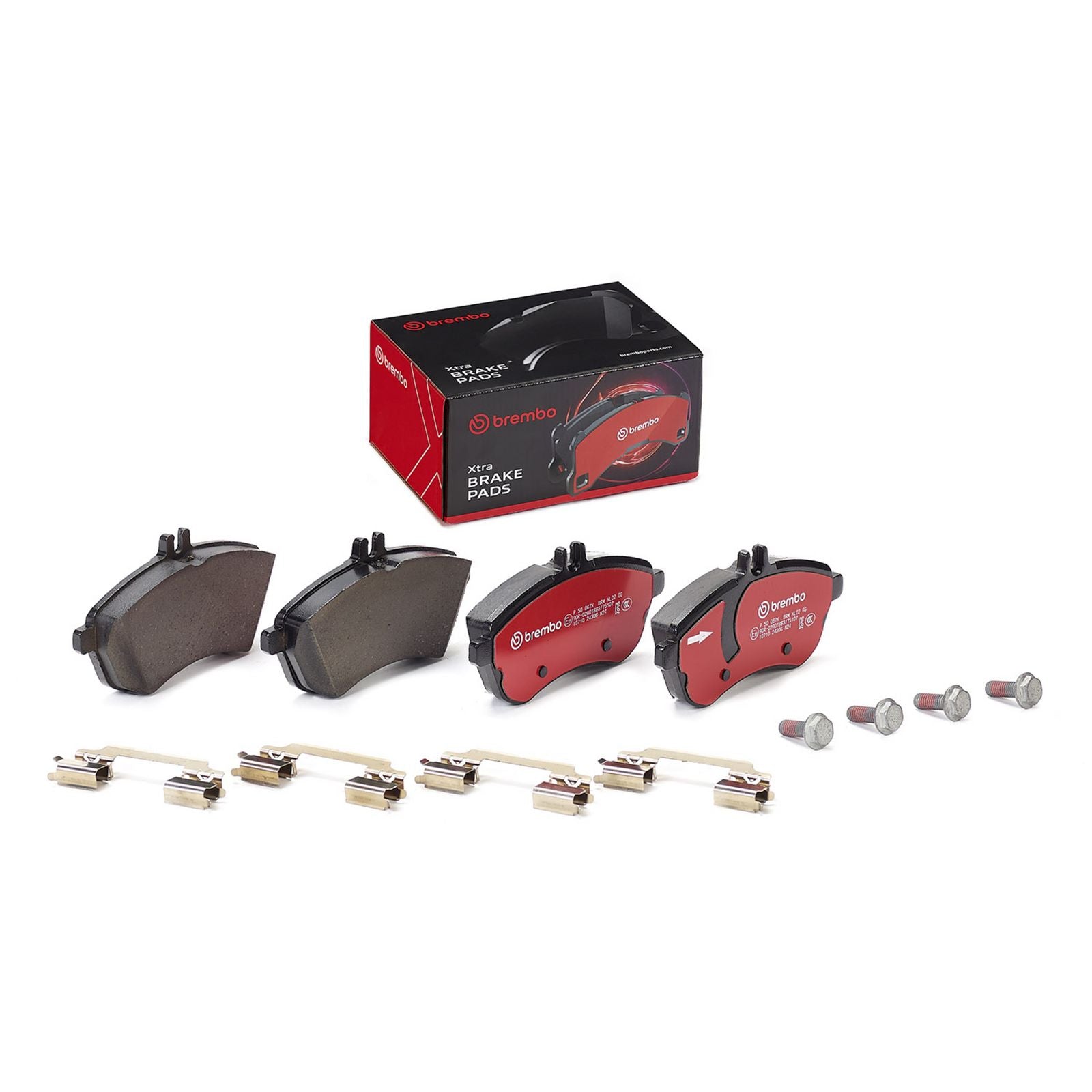 Передние тормозные колодки с низким содержанием металла Brembo XTRA P50067X