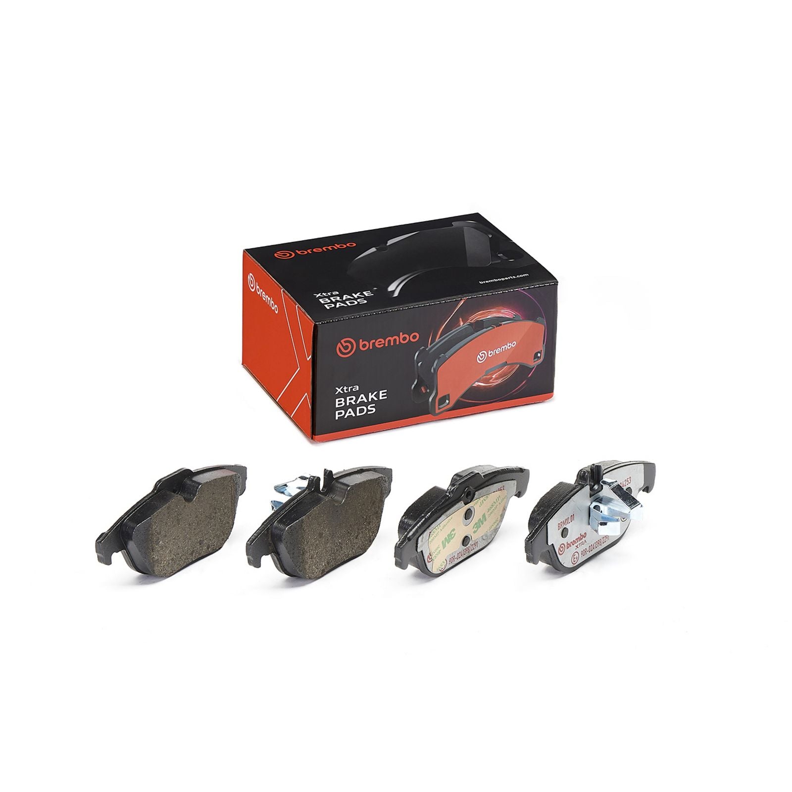 Задние тормозные колодки с низким содержанием металла Brembo XTRA P50068X