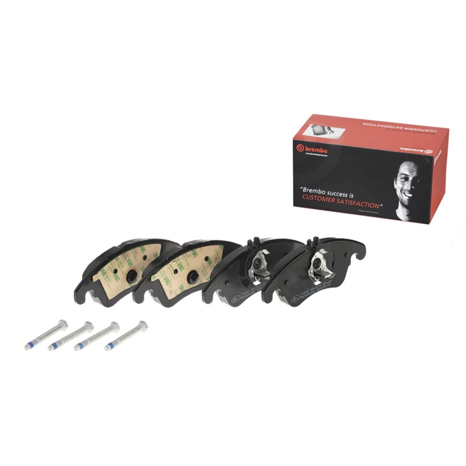 Передние тормозные колодки с низким содержанием металла Brembo PRIME P50069