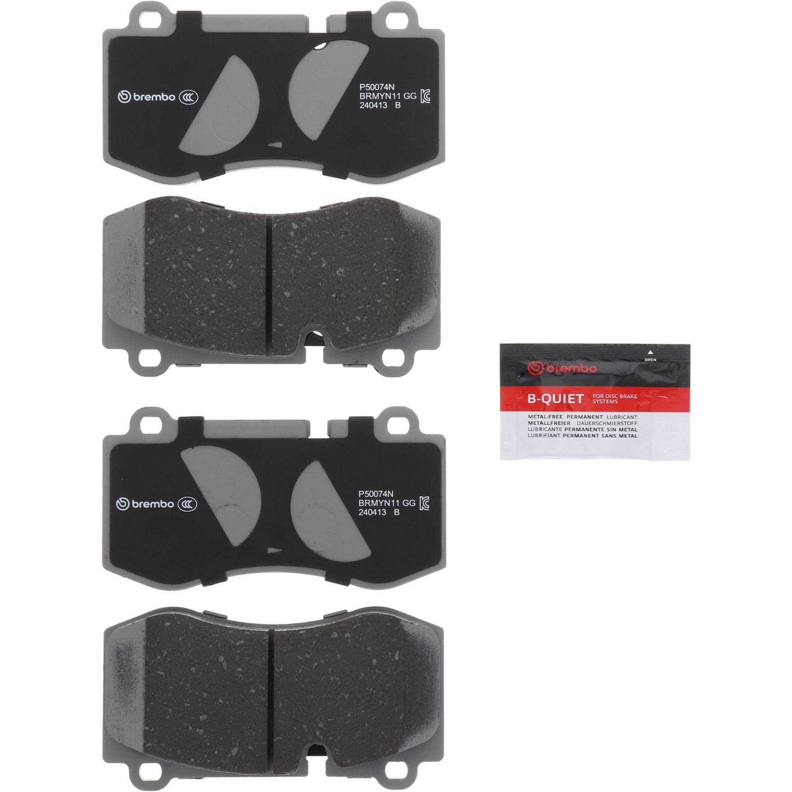 Керамические передние тормозные колодки Brembo PRIME P50074N