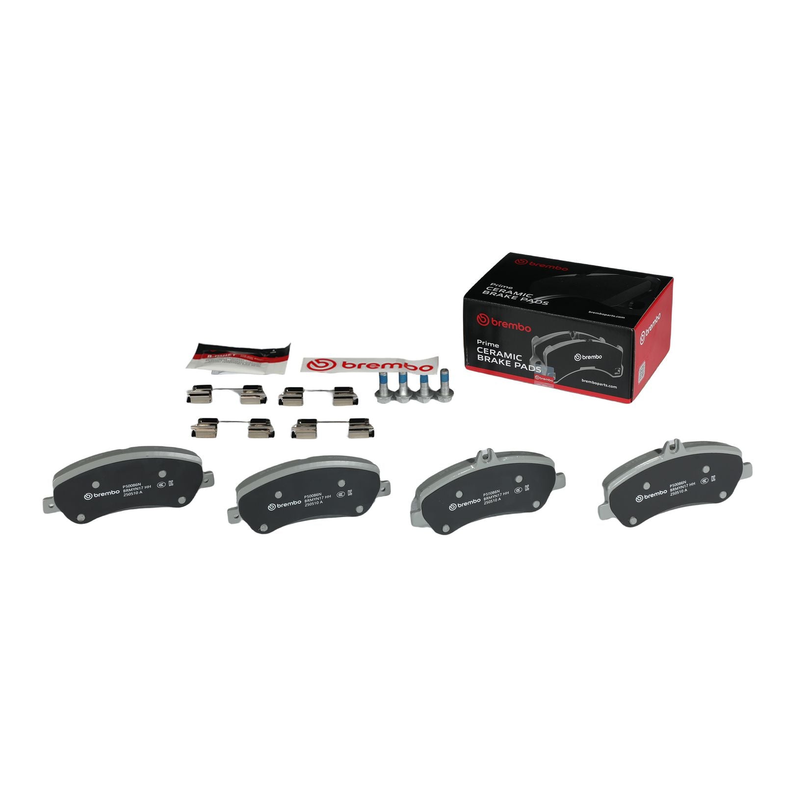 Керамические передние тормозные колодки Brembo PRIME P50086N