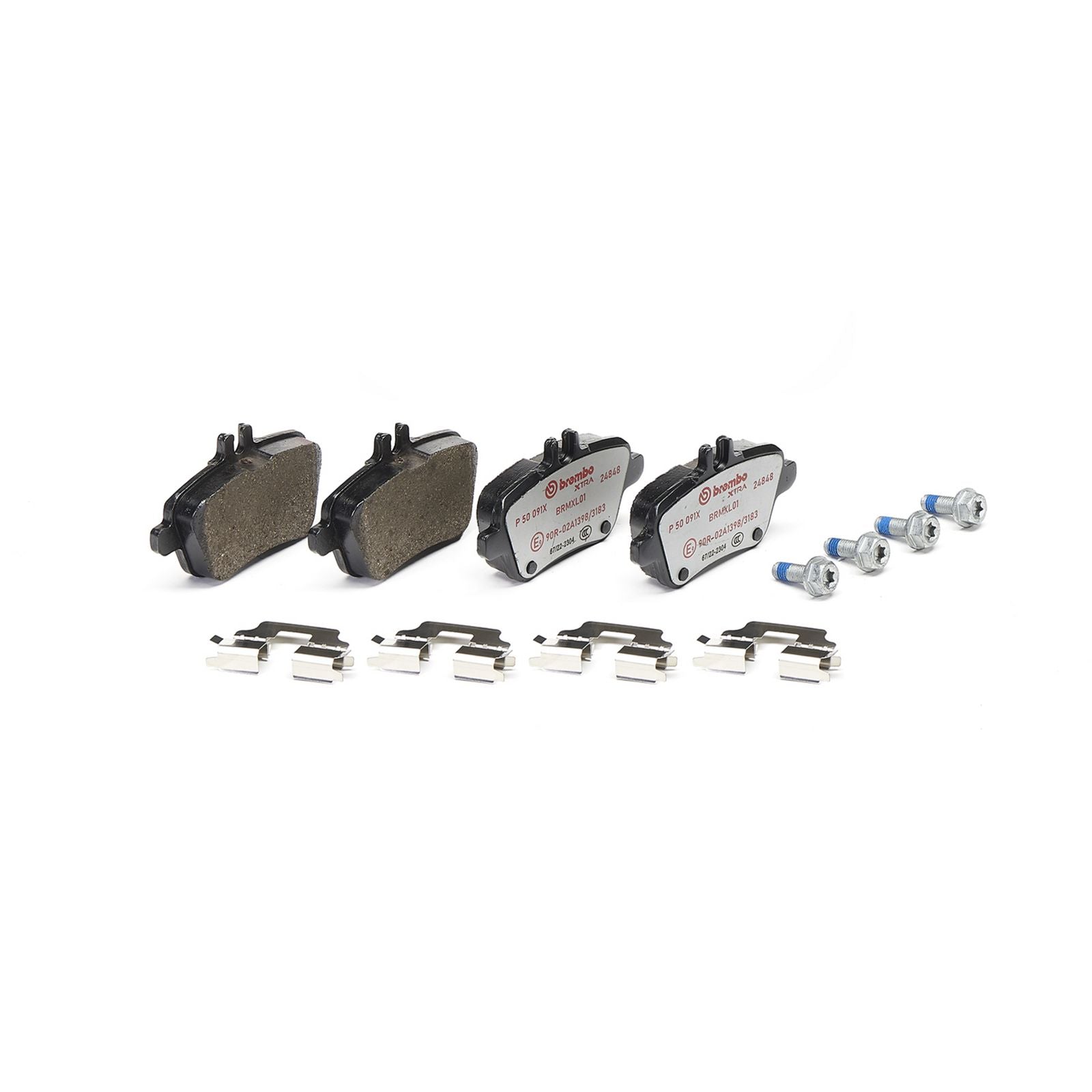 Задние тормозные колодки с низким содержанием металла Brembo XTRA P50091X