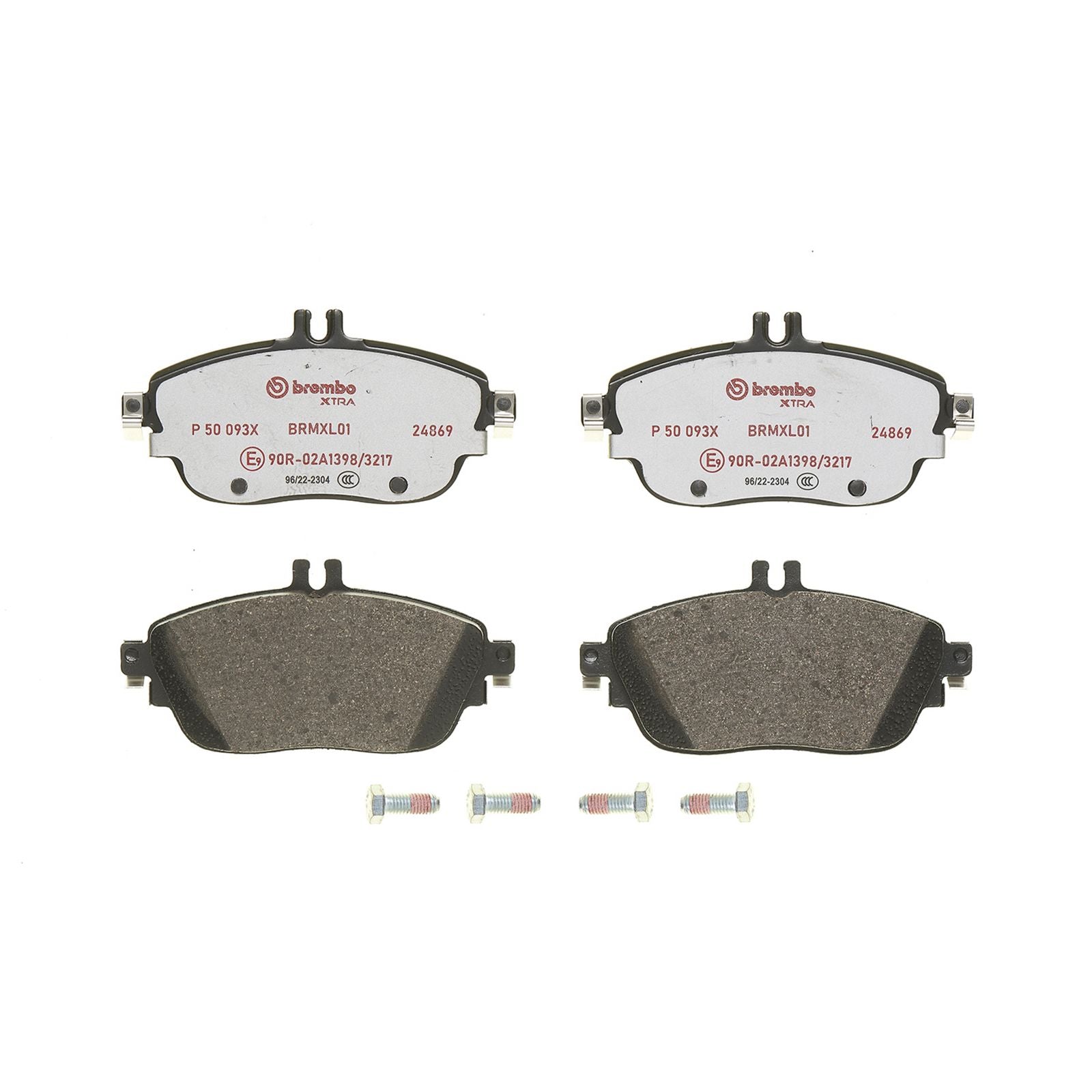 Передние тормозные колодки с низким содержанием металла Brembo XTRA P50093X