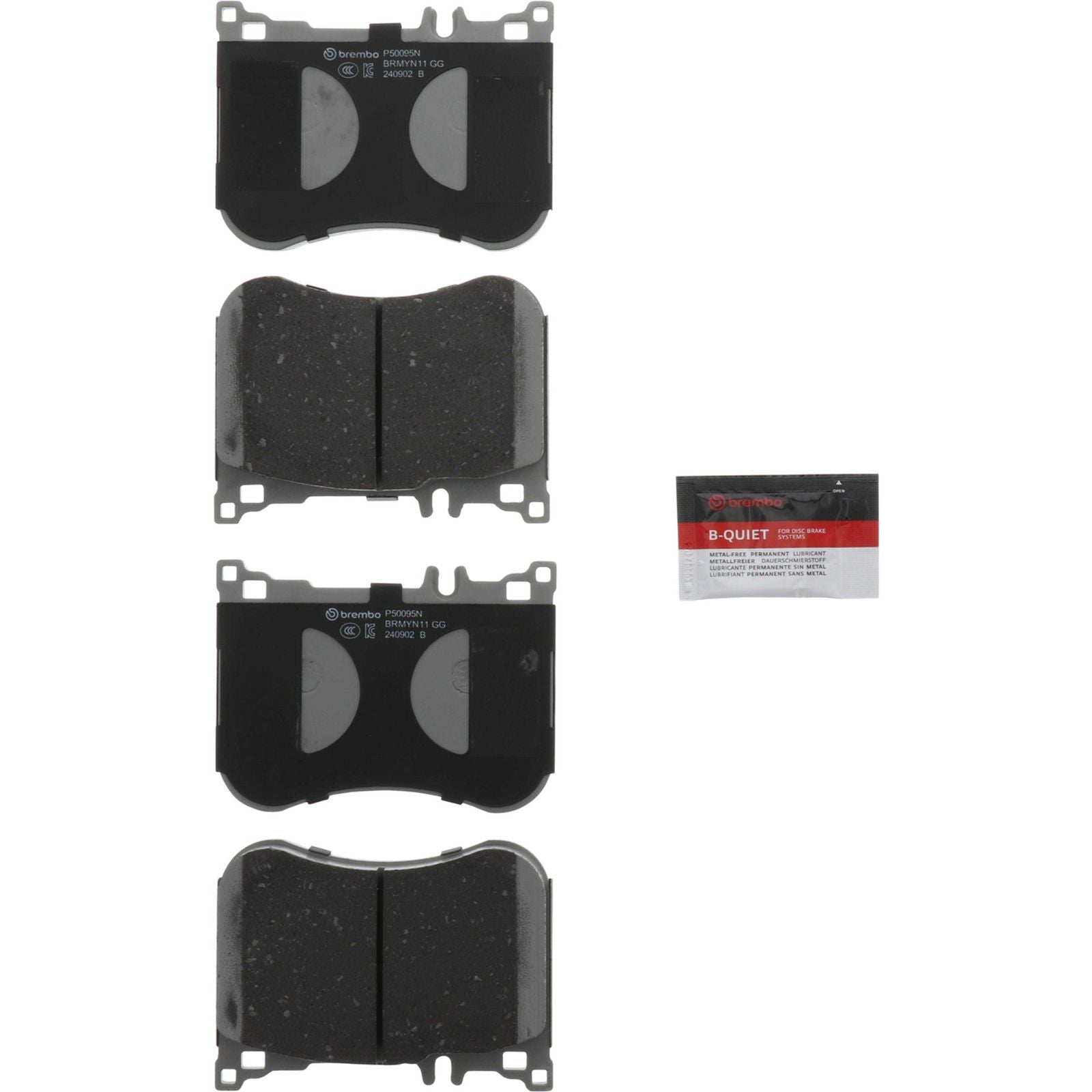 Керамические передние тормозные колодки Brembo PRIME P50095N