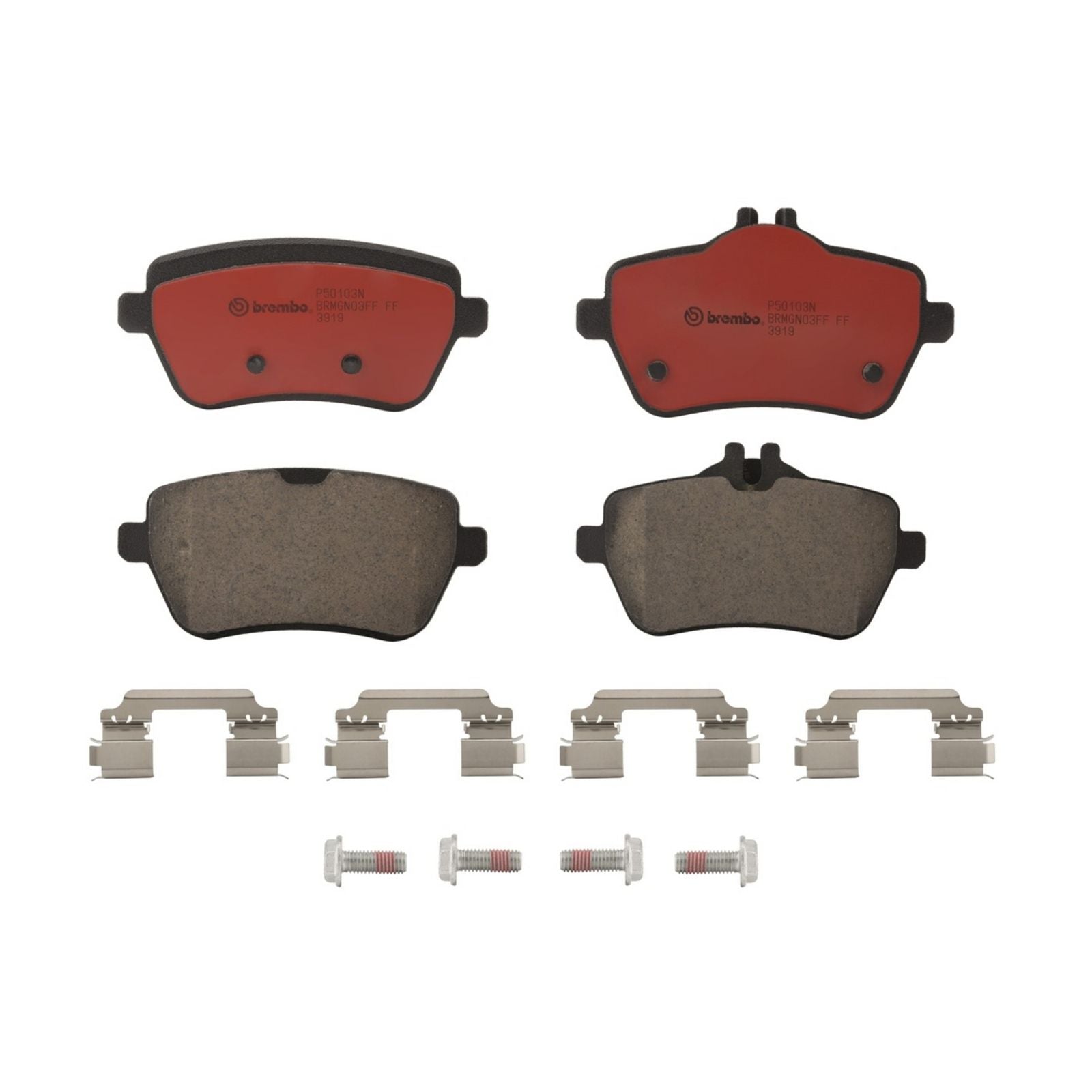 Керамические задние тормозные колодки Brembo PRIME P50103N