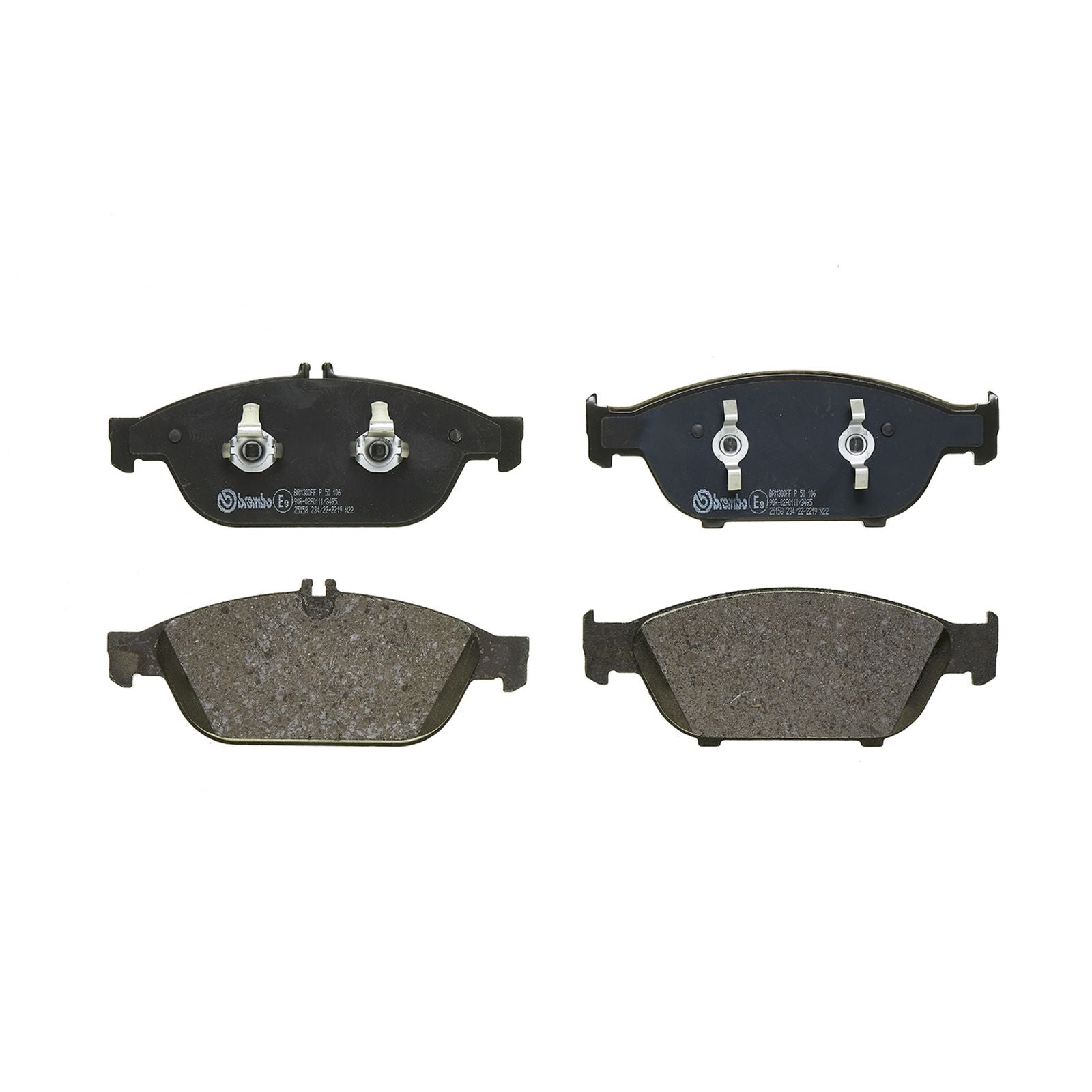 Передние тормозные колодки с низким содержанием металла Brembo PRIME P50106