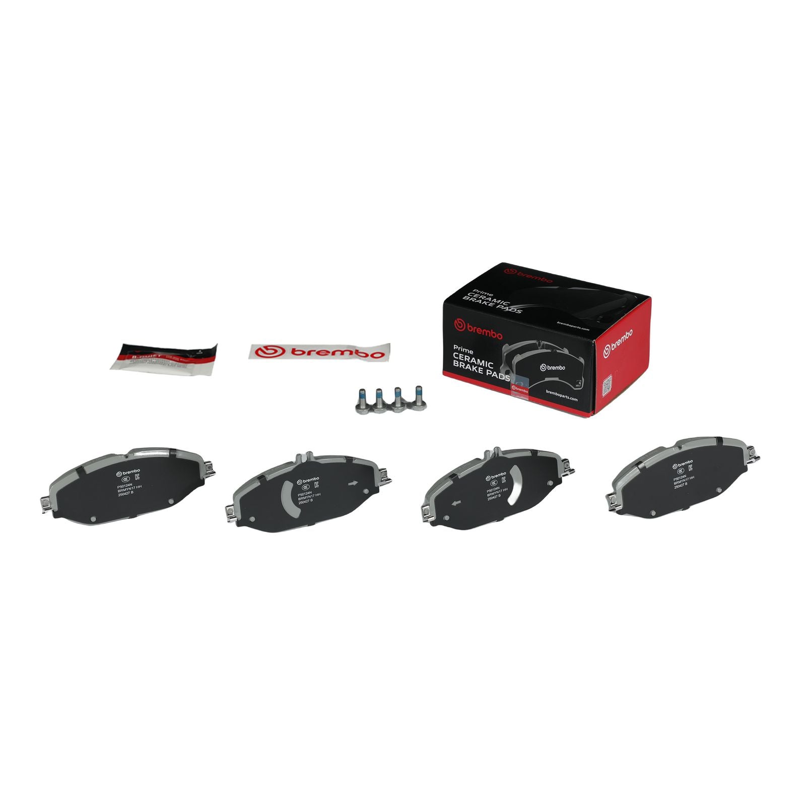 Керамические передние тормозные колодки Brembo PRIME P50124N