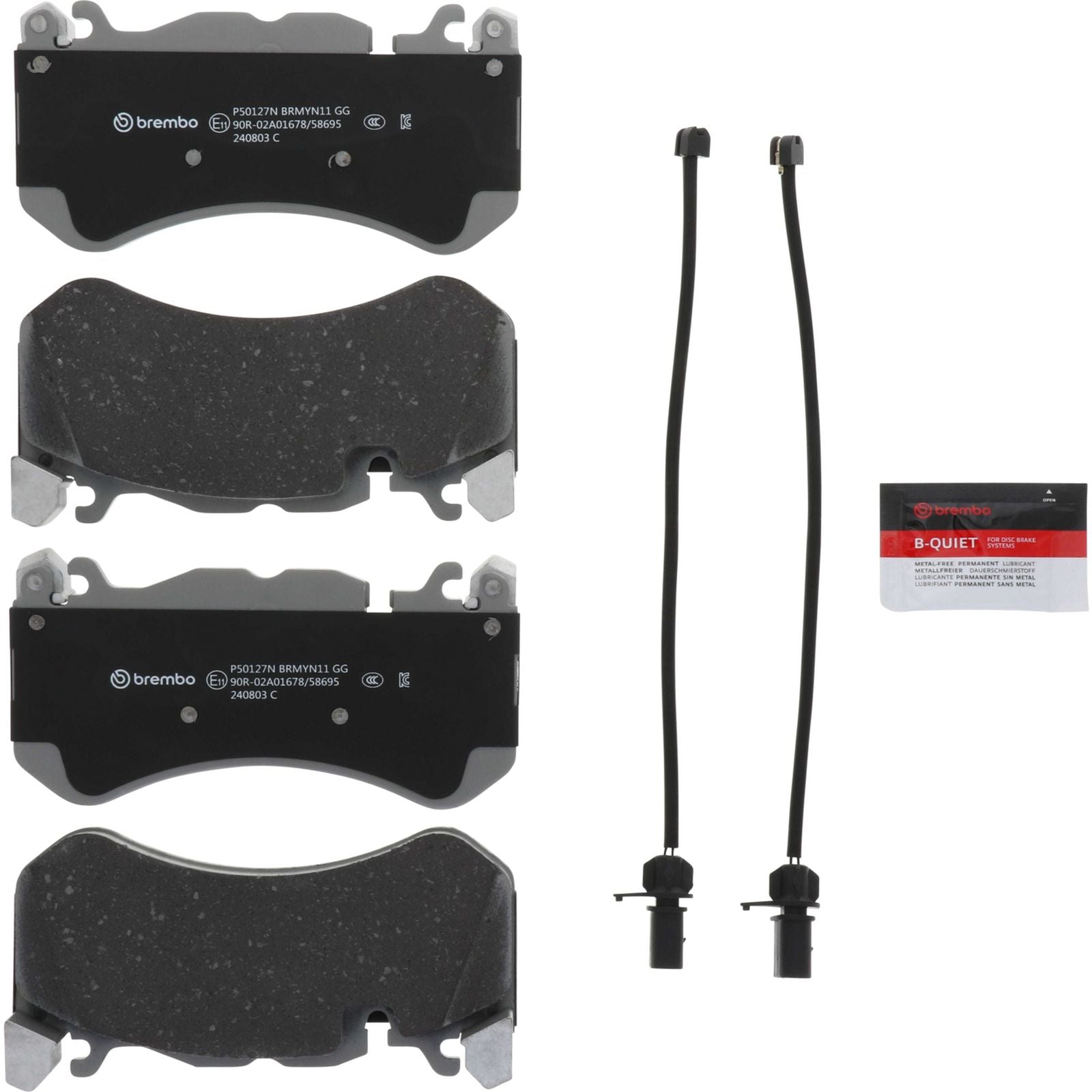 Керамические передние тормозные колодки Brembo PRIME P50127N