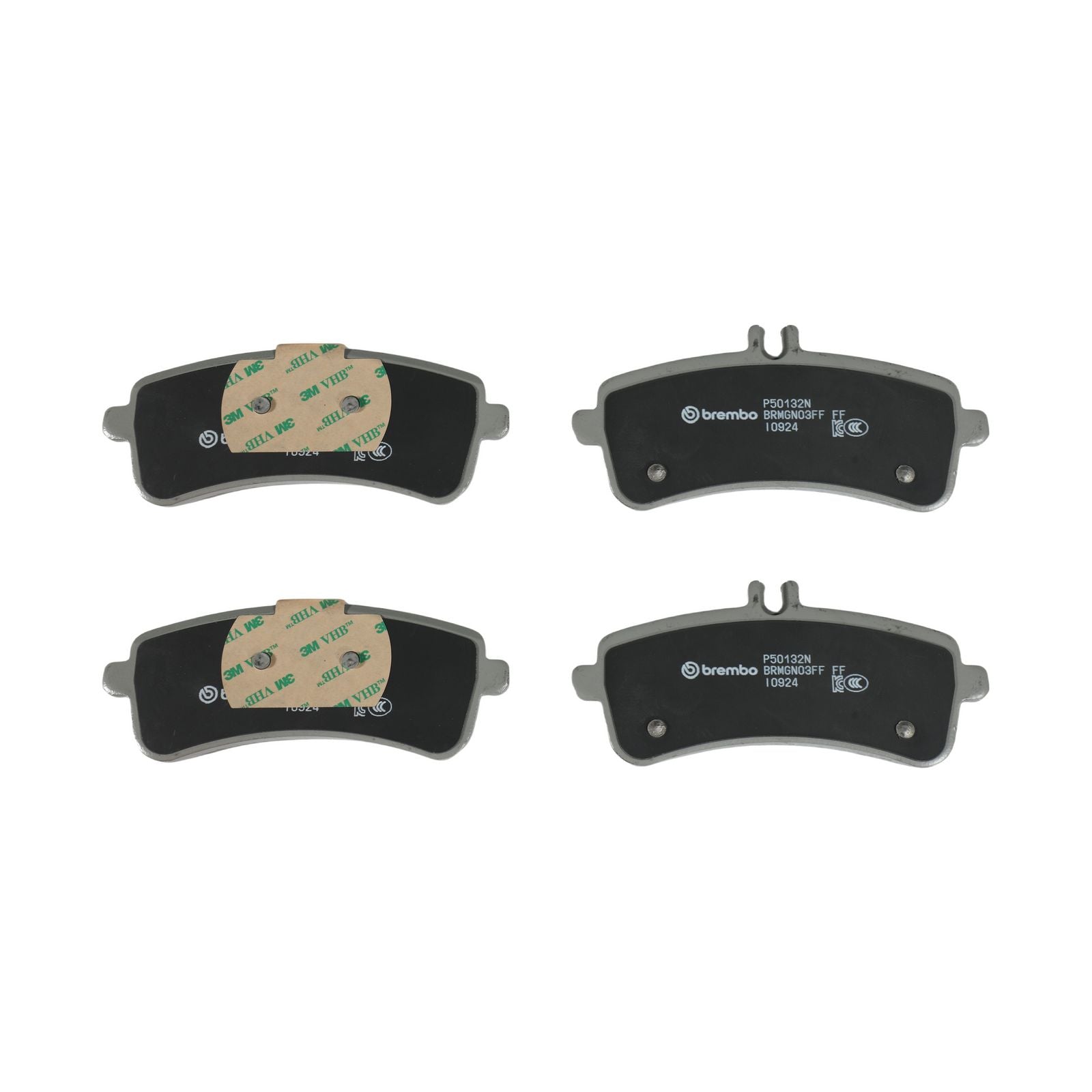 Керамические задние тормозные колодки Brembo PRIME P50132N