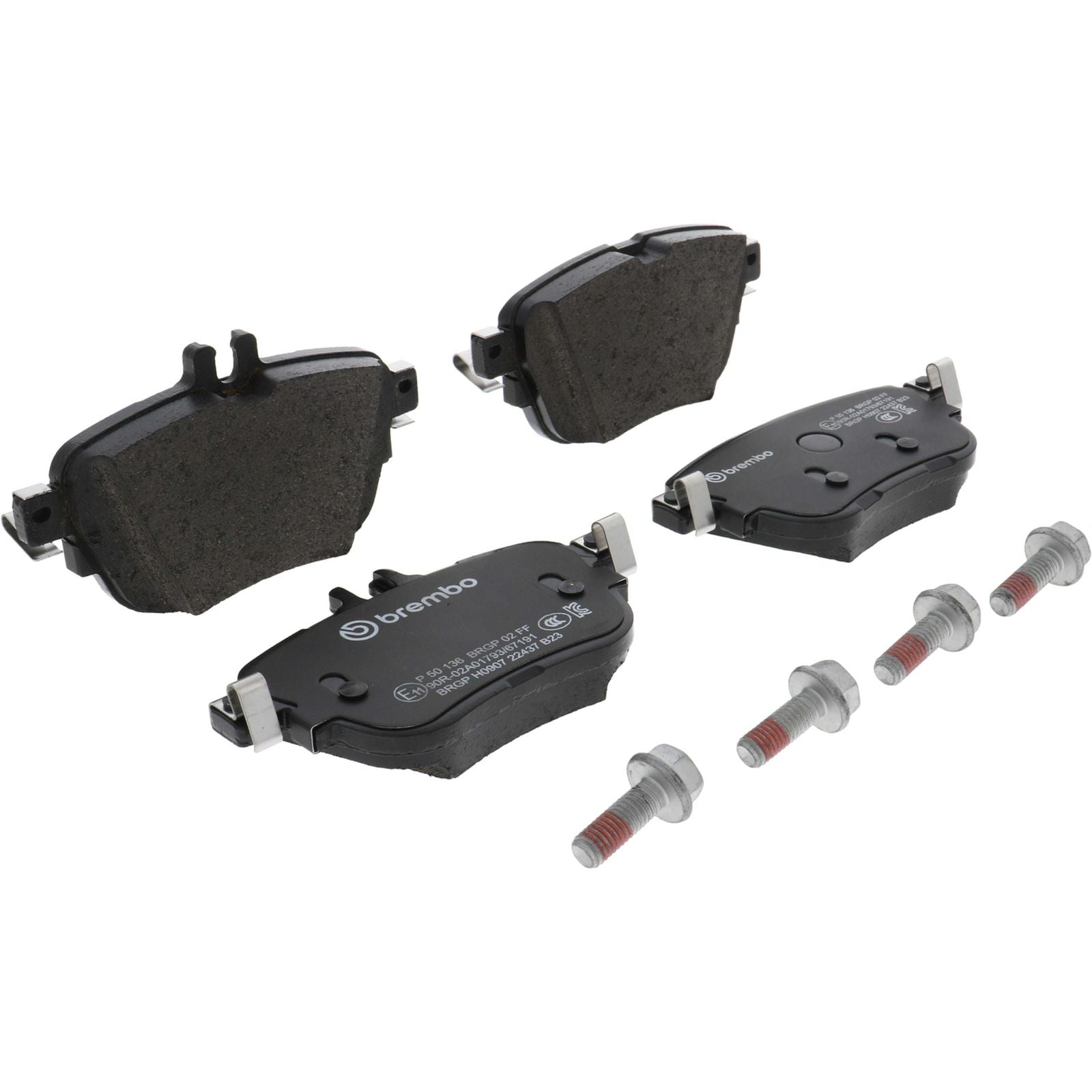 Задние тормозные колодки с низким содержанием металла Brembo PRIME P50136