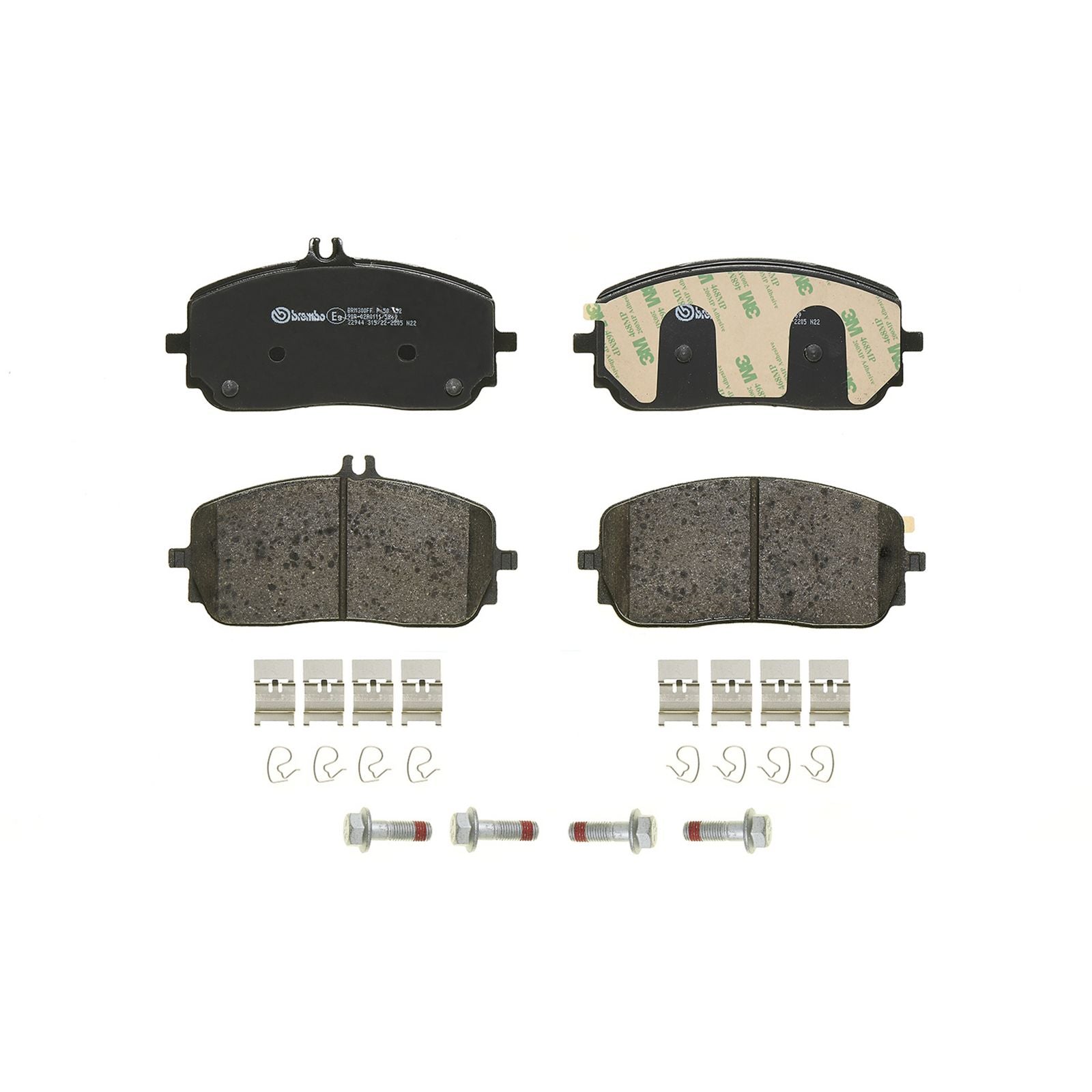 Передние тормозные колодки с низким содержанием металла Brembo PRIME P50152