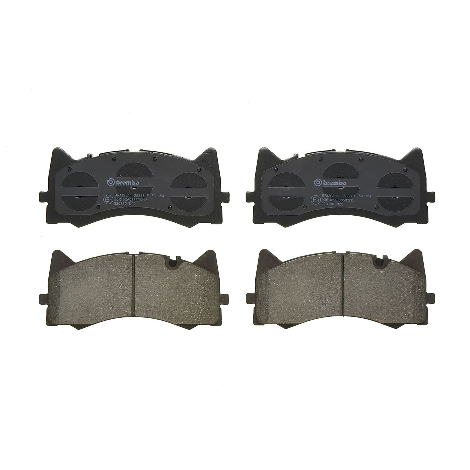 Передние тормозные колодки с низким содержанием металла Brembo PRIME P50154