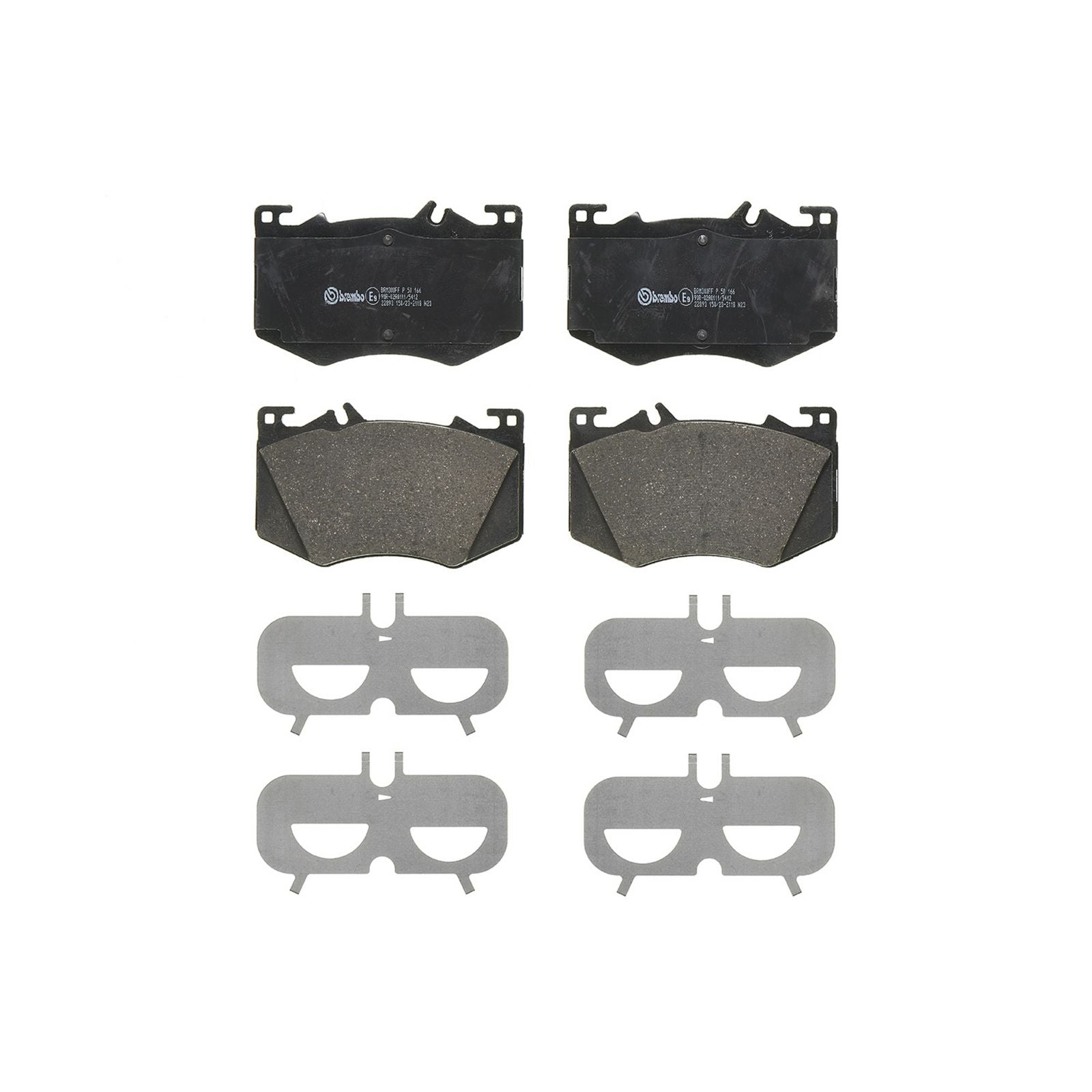 Передние тормозные колодки с низким содержанием металла Brembo PRIME P50166