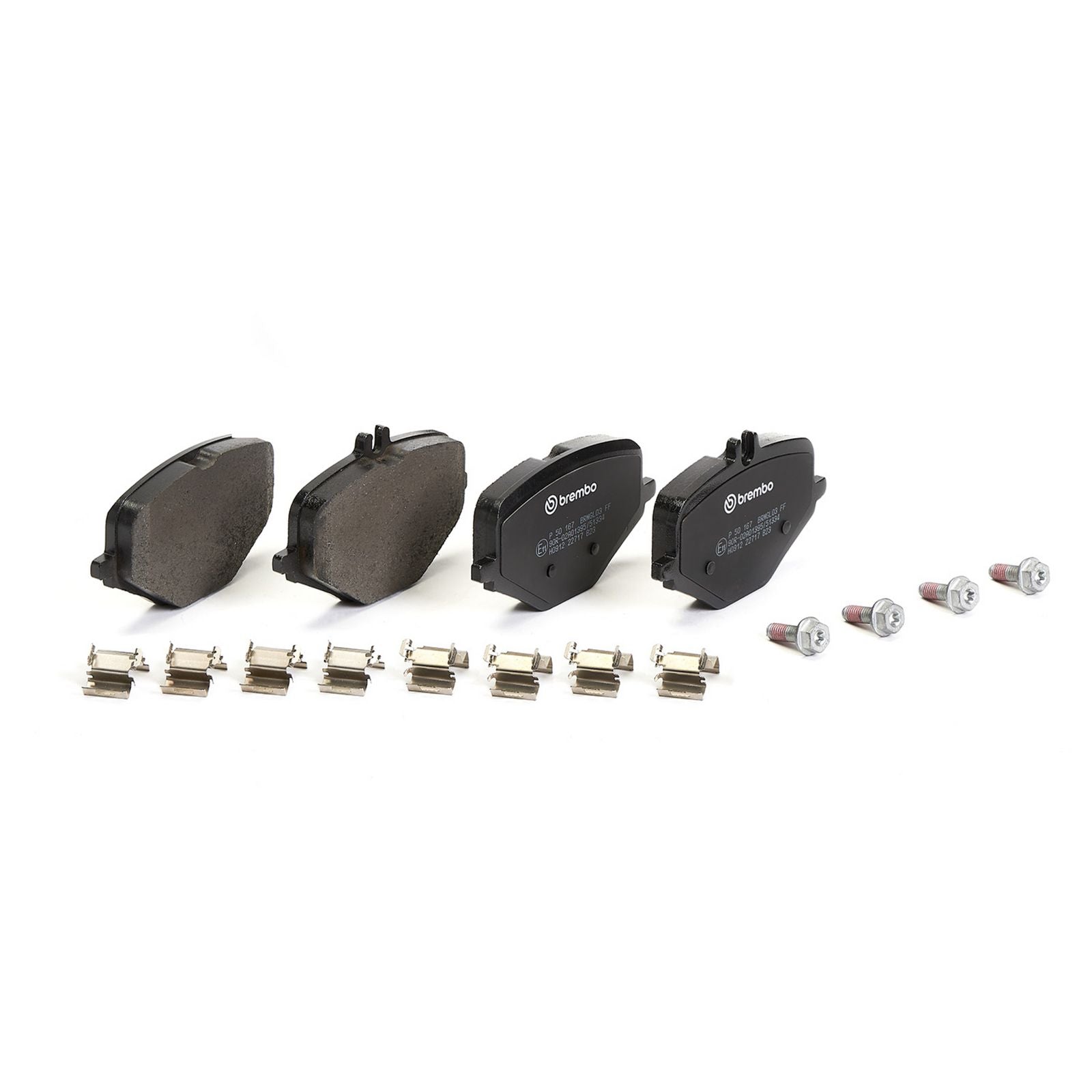 Задние тормозные колодки с низким содержанием металла Brembo PRIME P50167