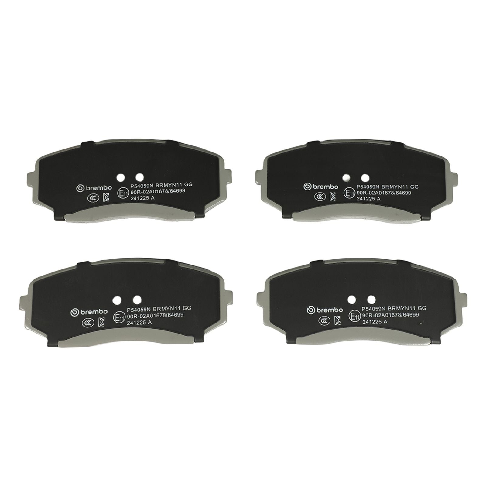 Керамические передние тормозные колодки Brembo PRIME P54059N