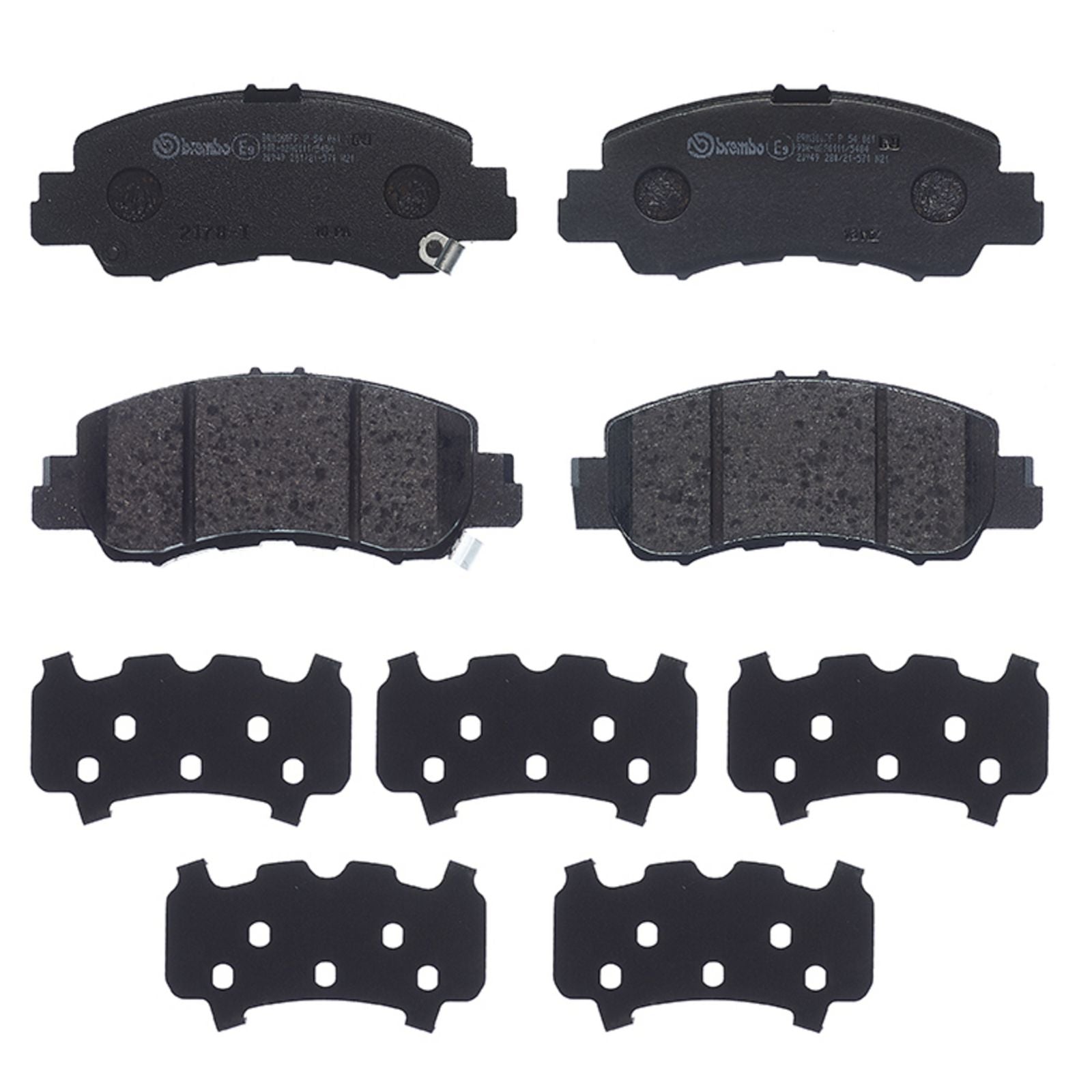 Передние тормозные колодки с низким содержанием металла Brembo PRIME P54061