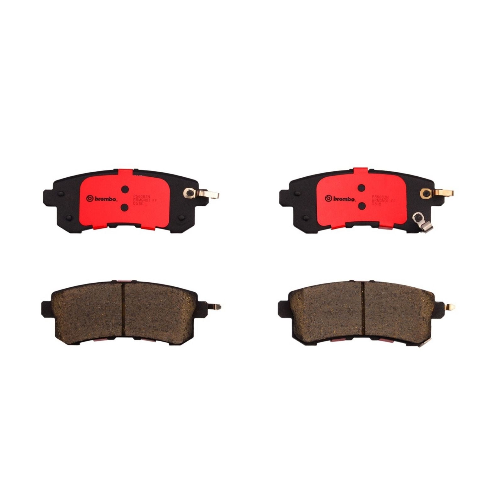 Керамические задние тормозные колодки Brembo PRIME P56082N