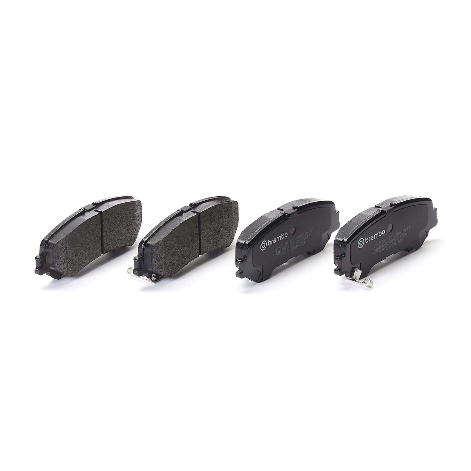 Задние тормозные колодки с низким содержанием металла Brembo PRIME P56132