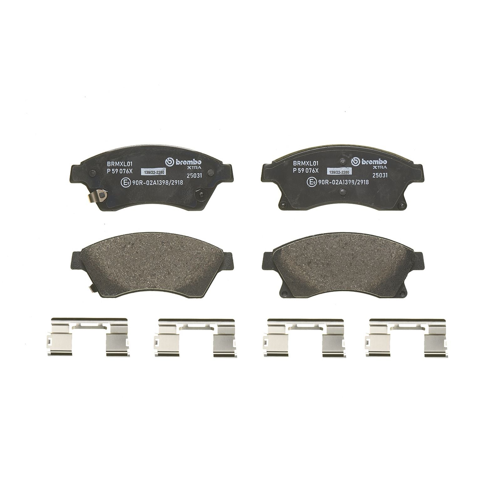 Передние тормозные колодки с низким содержанием металла Brembo XTRA P59076X