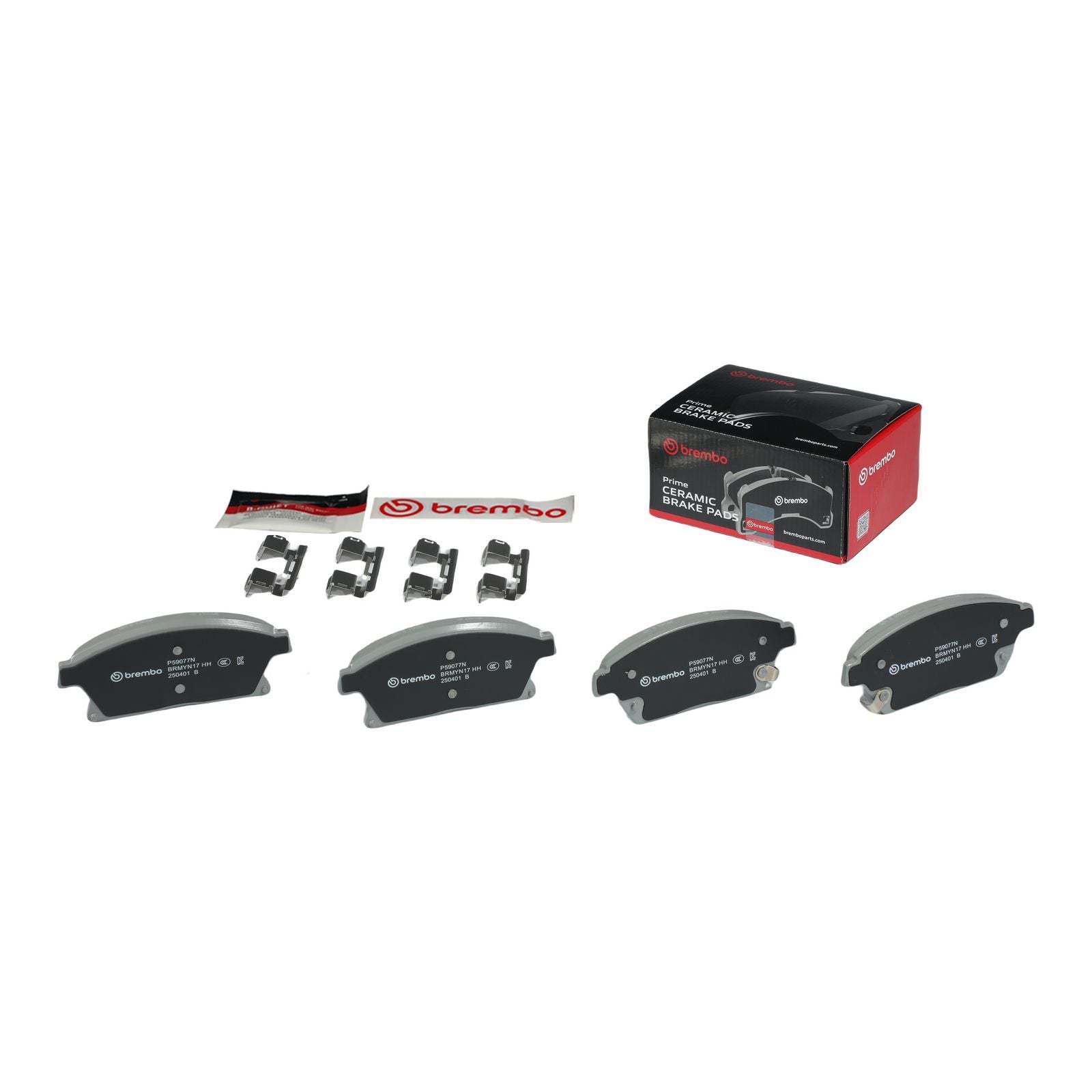Керамические передние тормозные колодки Brembo PRIME P59077N