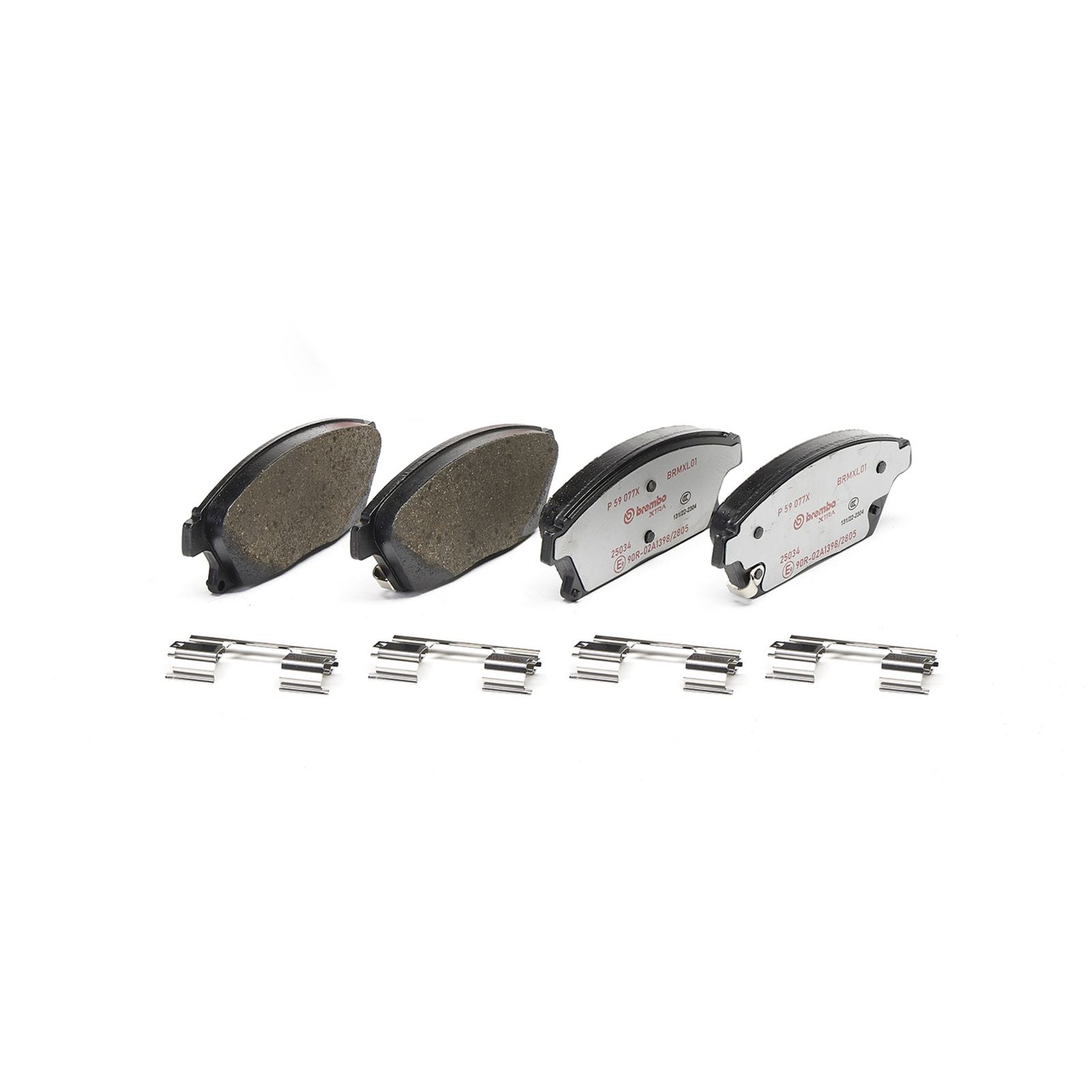 Передние тормозные колодки с низким содержанием металла Brembo XTRA P59077X