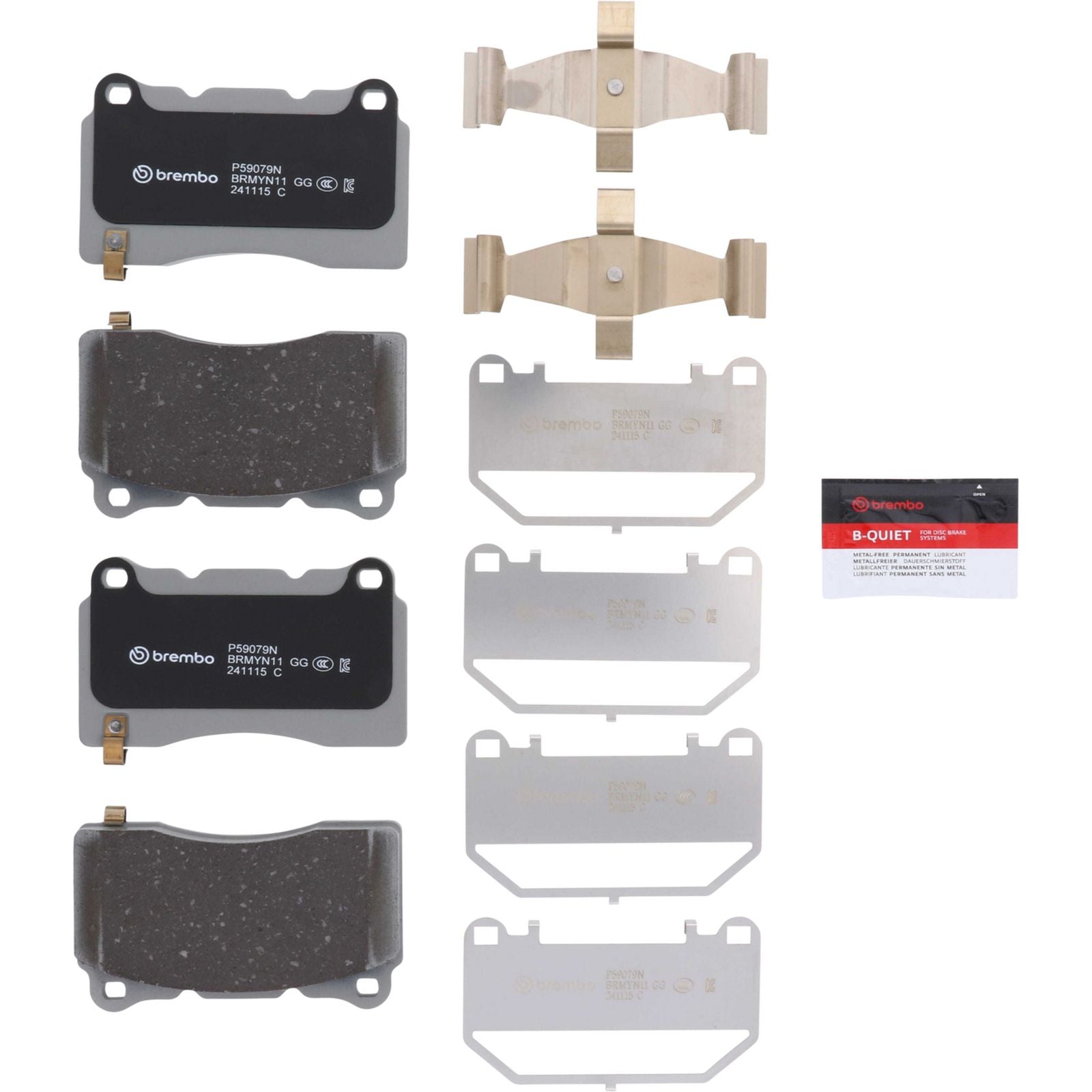 Керамические передние тормозные колодки Brembo PRIME P59079N