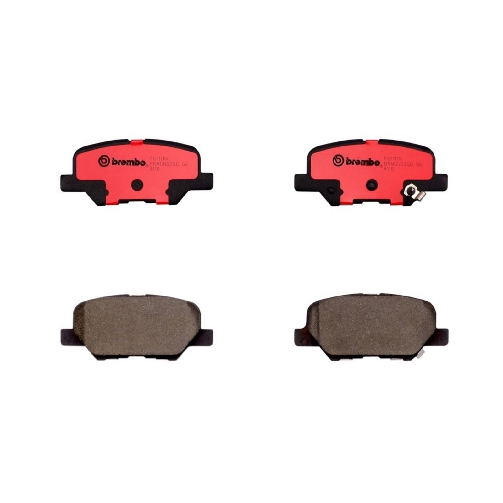 Керамические задние тормозные колодки Brembo PRIME P61111N