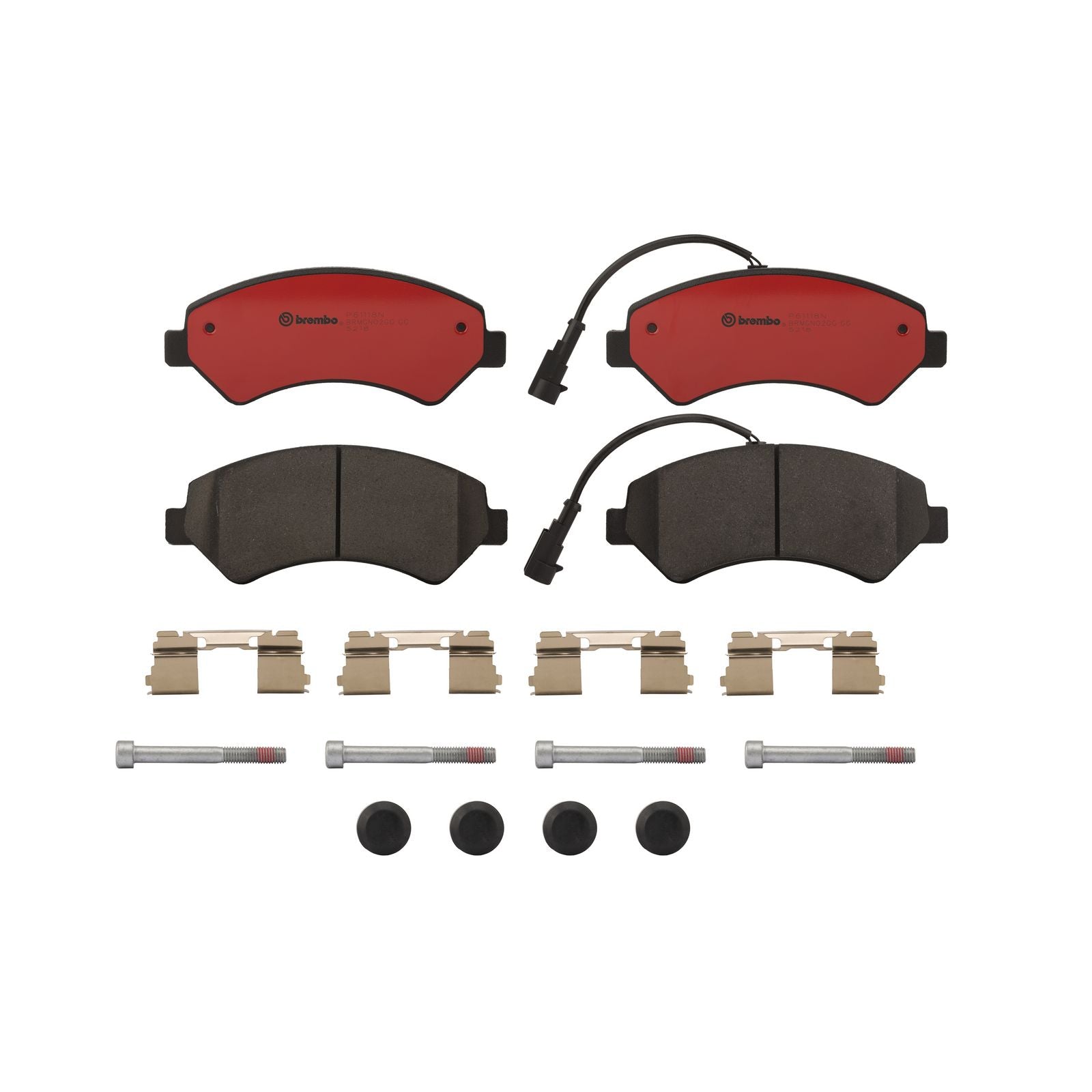 Керамические передние тормозные колодки Brembo PRIME P61118N